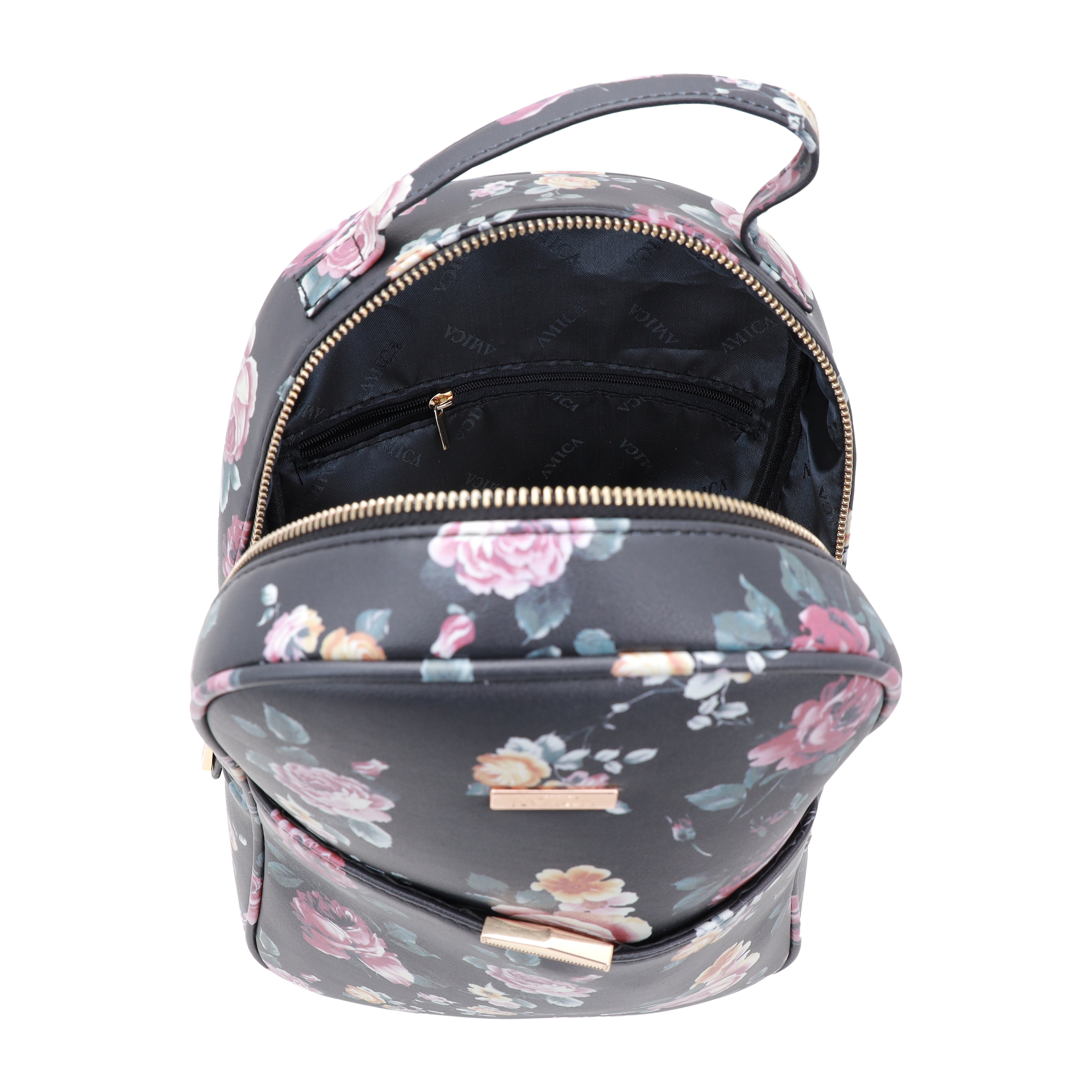 Amica Carmen Black/Pink Backpacks