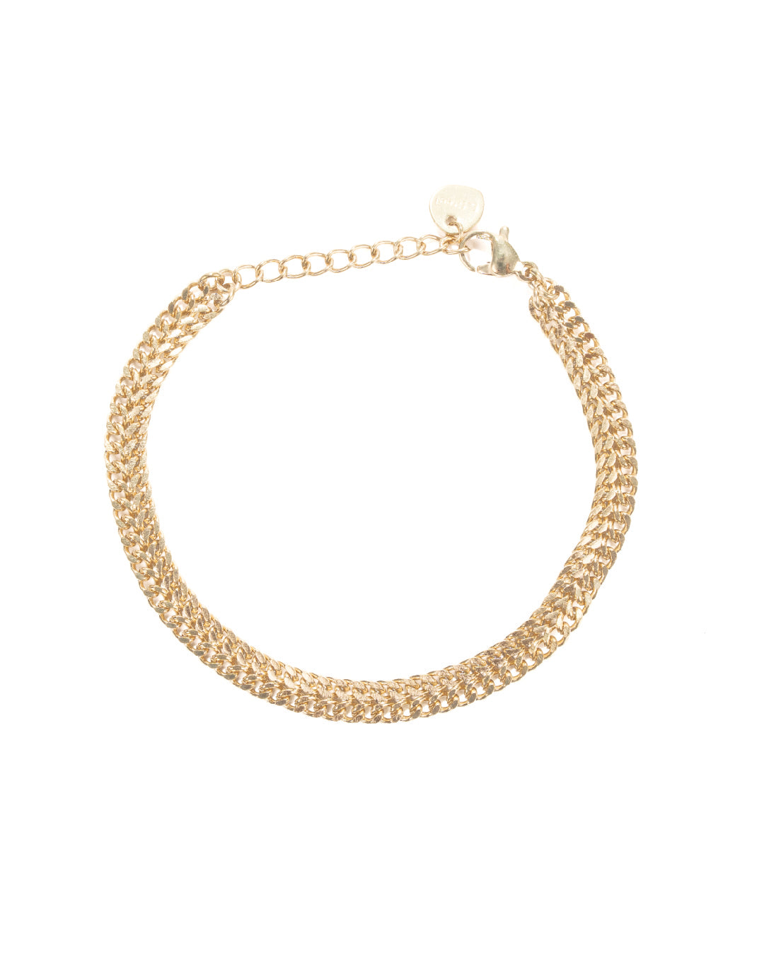 Amica Light Gold Metallic Gold-Plated Bracelet