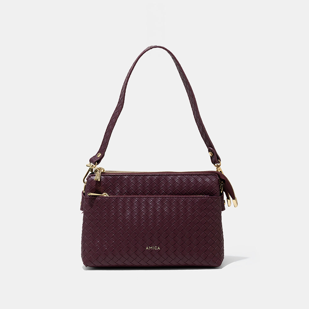 Amica Lucia 梅紅斜背包