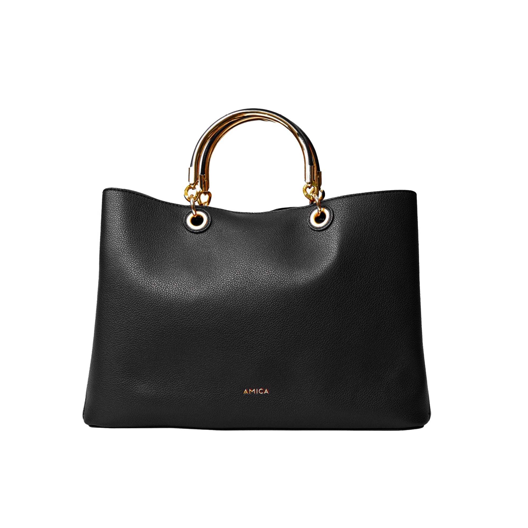 AMICA Emilia Black Ladies Handbag