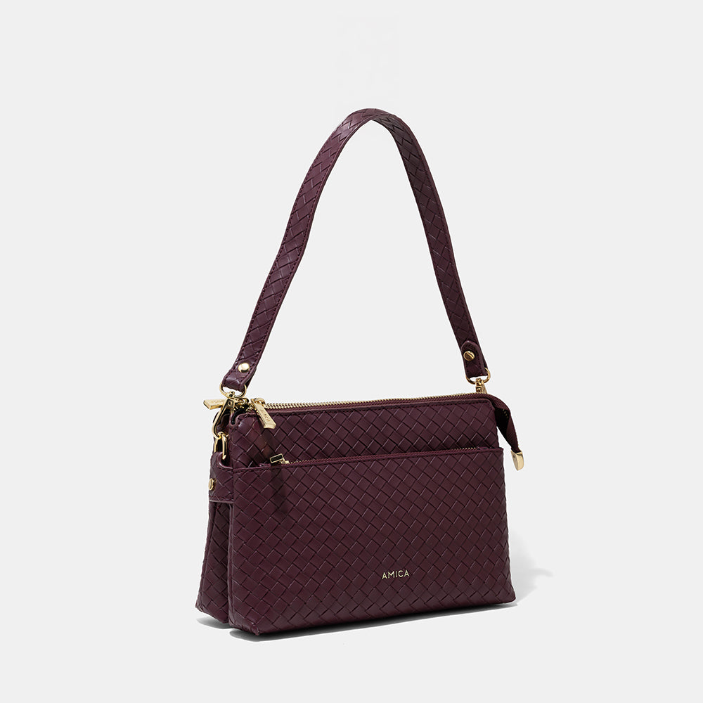 Amica Lucia 梅紅斜背包