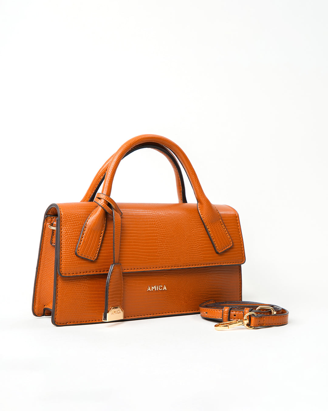 Amica Mia 黑色迷你肩背包