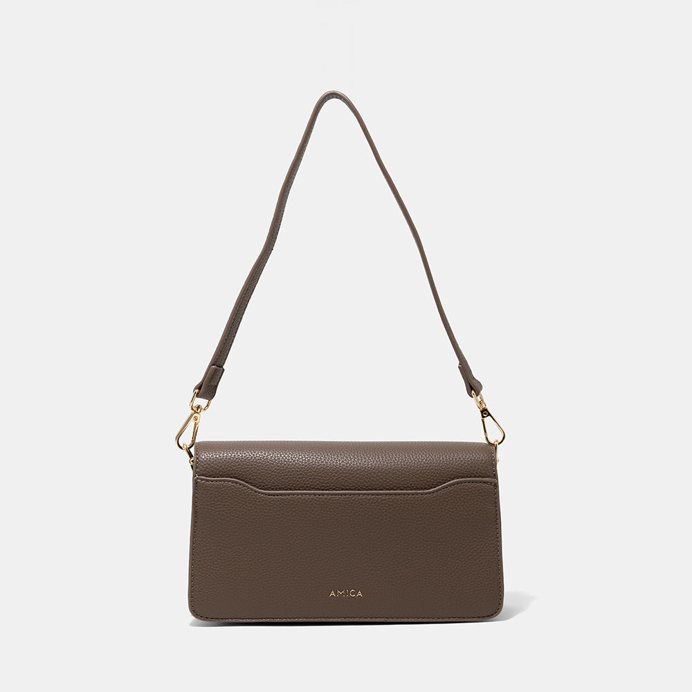 Amica Ami Crossbody/Shoulder Bag For Women - Taupe