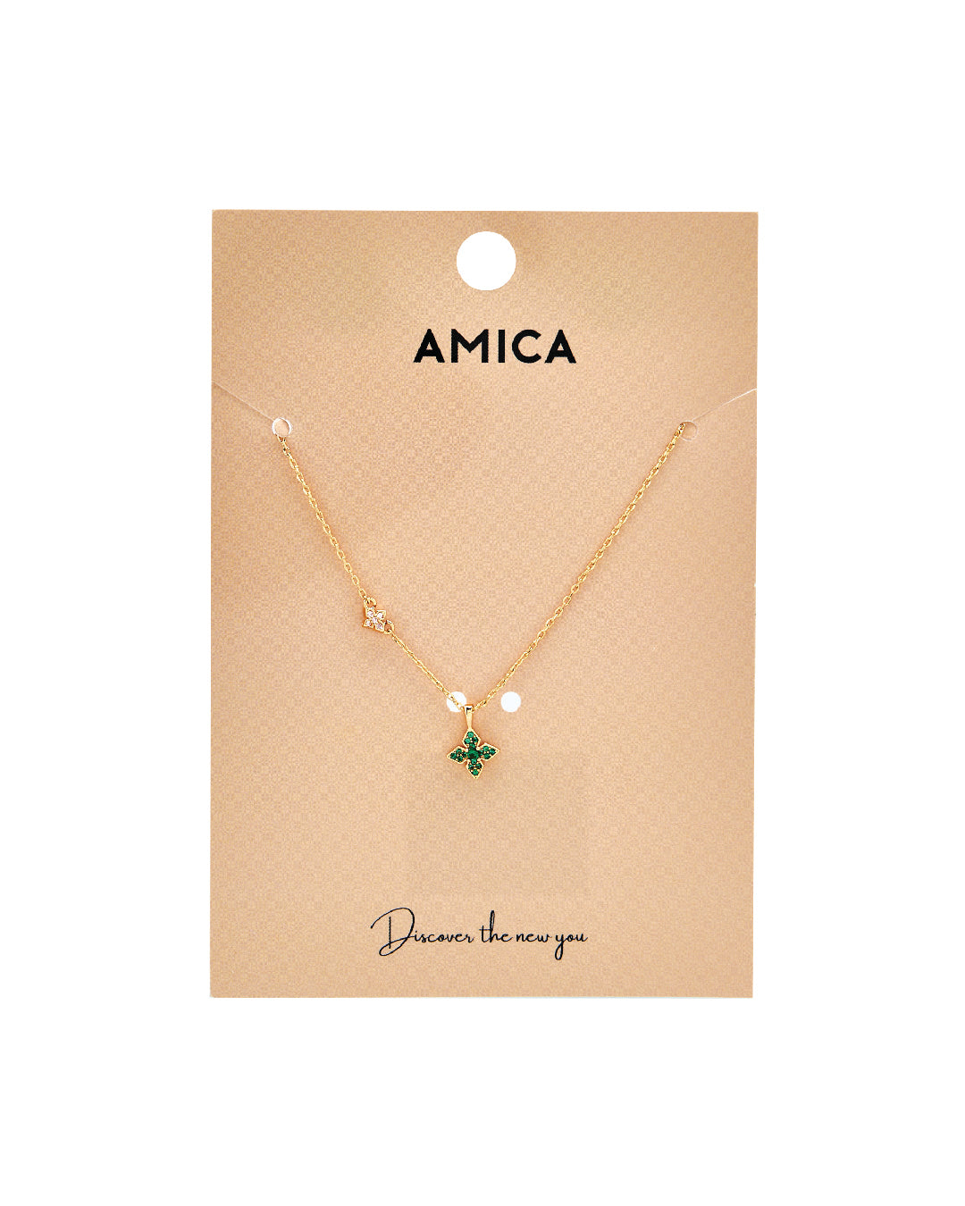 Amica Light Gold Metallic Gold-Tone Chain