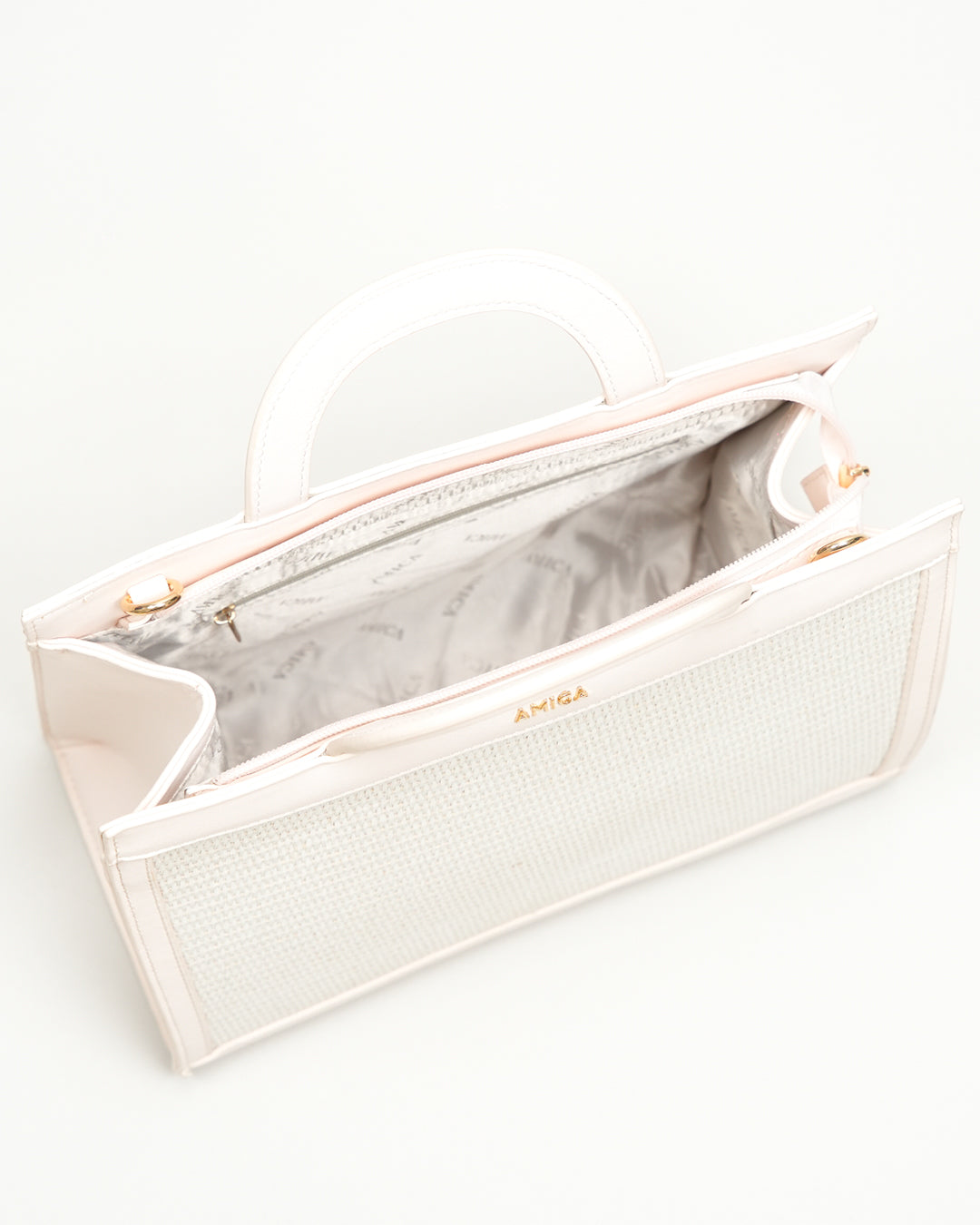 Amica Lena White Tote Bag