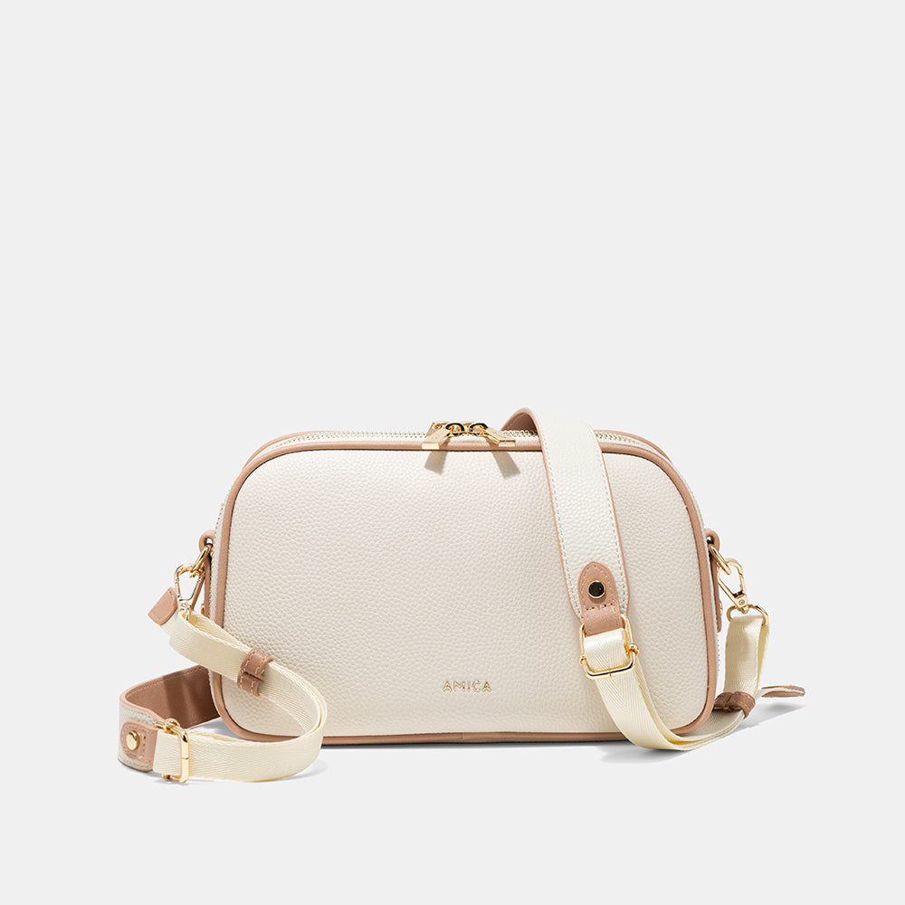 Amica Diletta Crossbody Bag - White