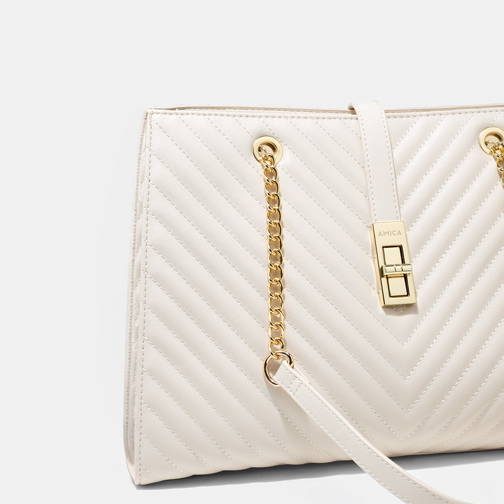 Amica Dulce Handbag - Ivory