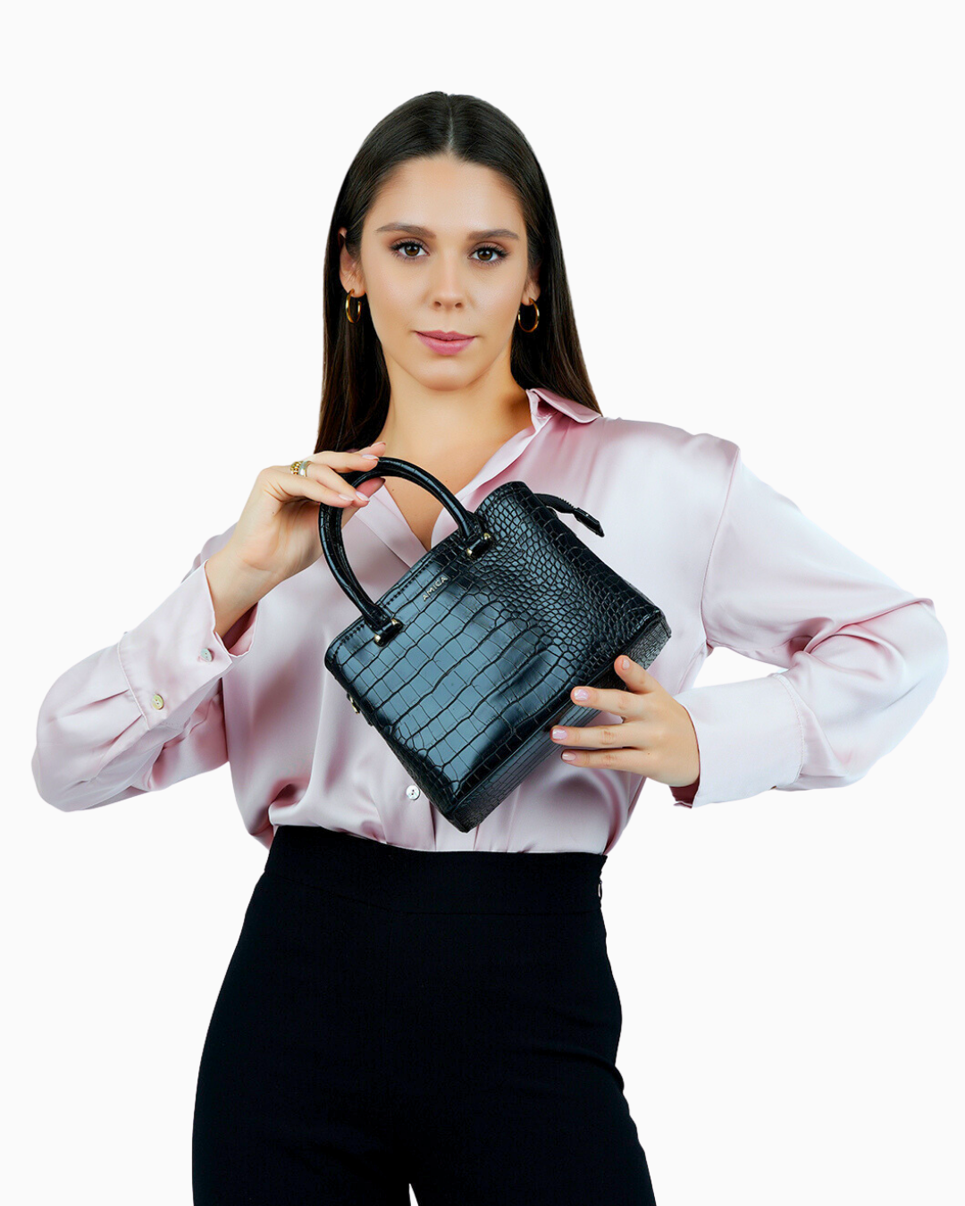 Amica Daphne Black Crossbody Bag