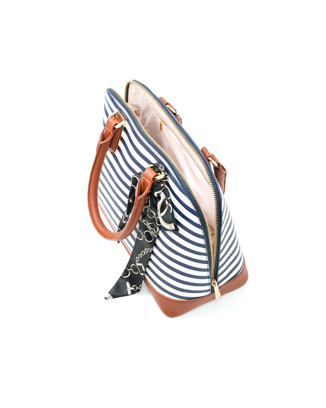 AMICA Balia Striped Ladies Handbag