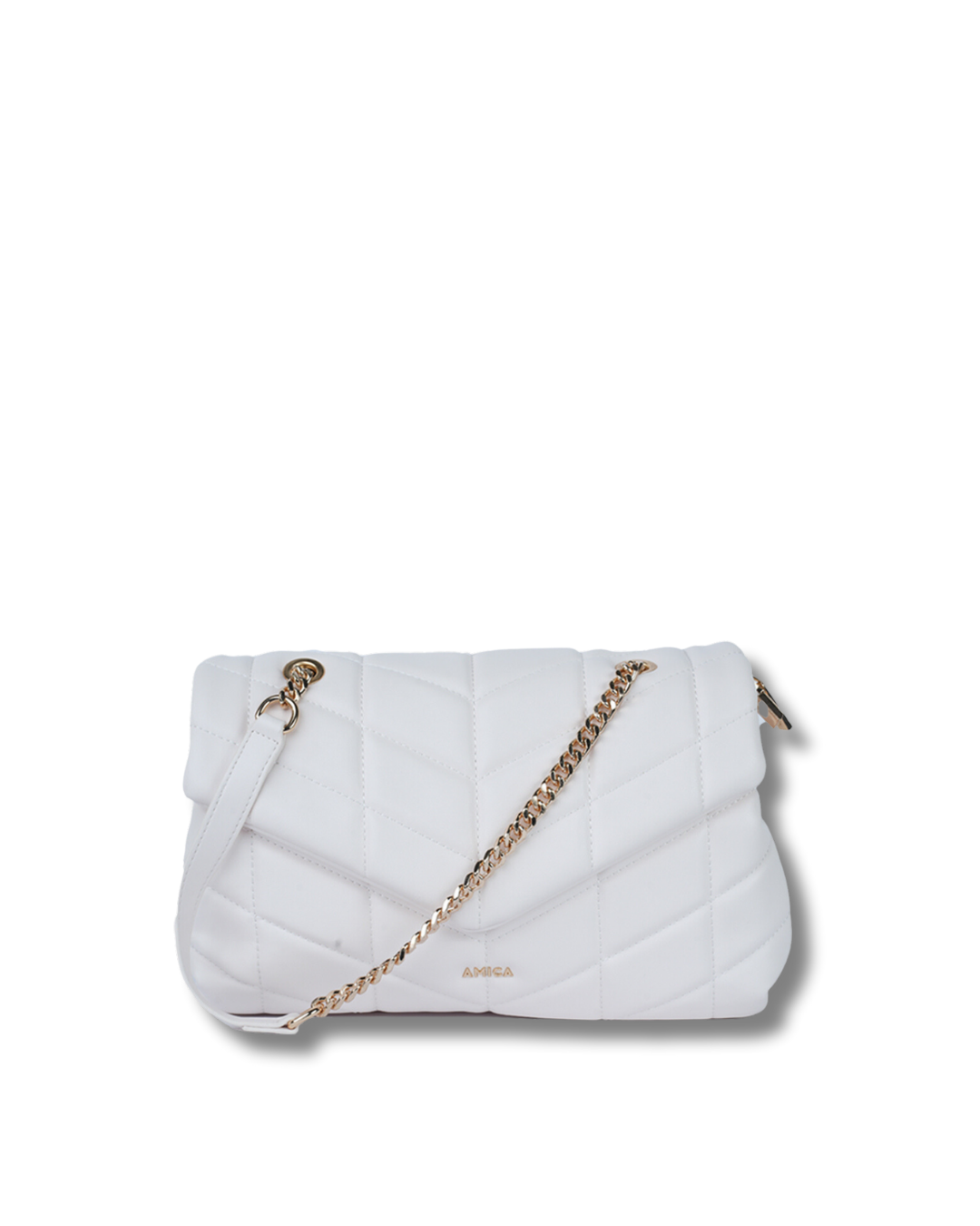 Amica Natalia White Crossbody Bag