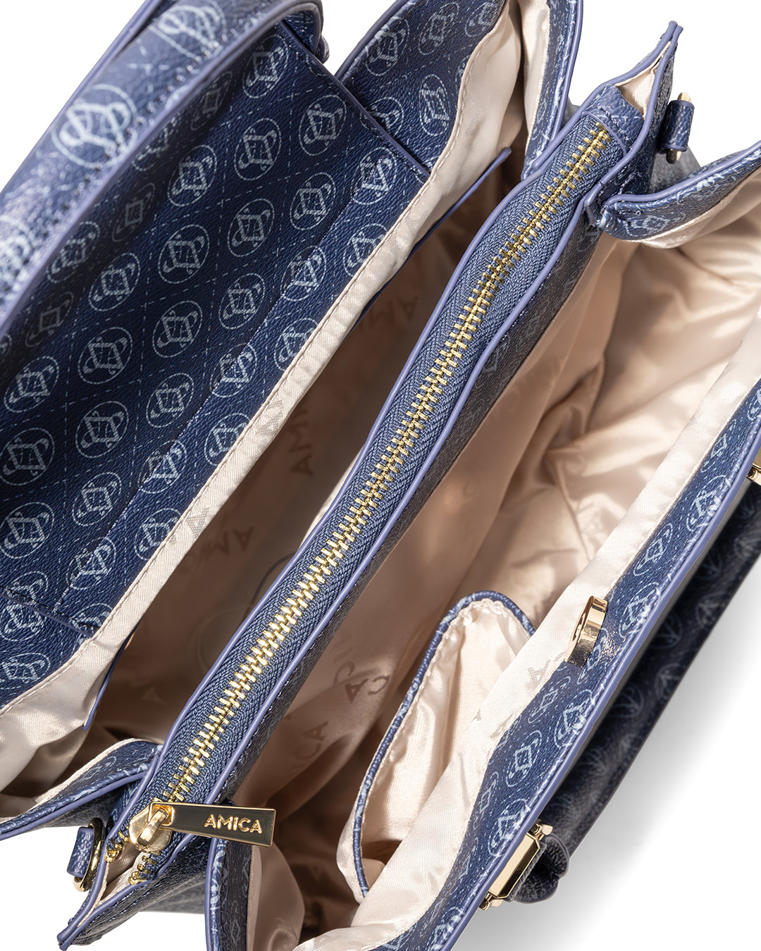 Amica Hera Navy Blue Handbag