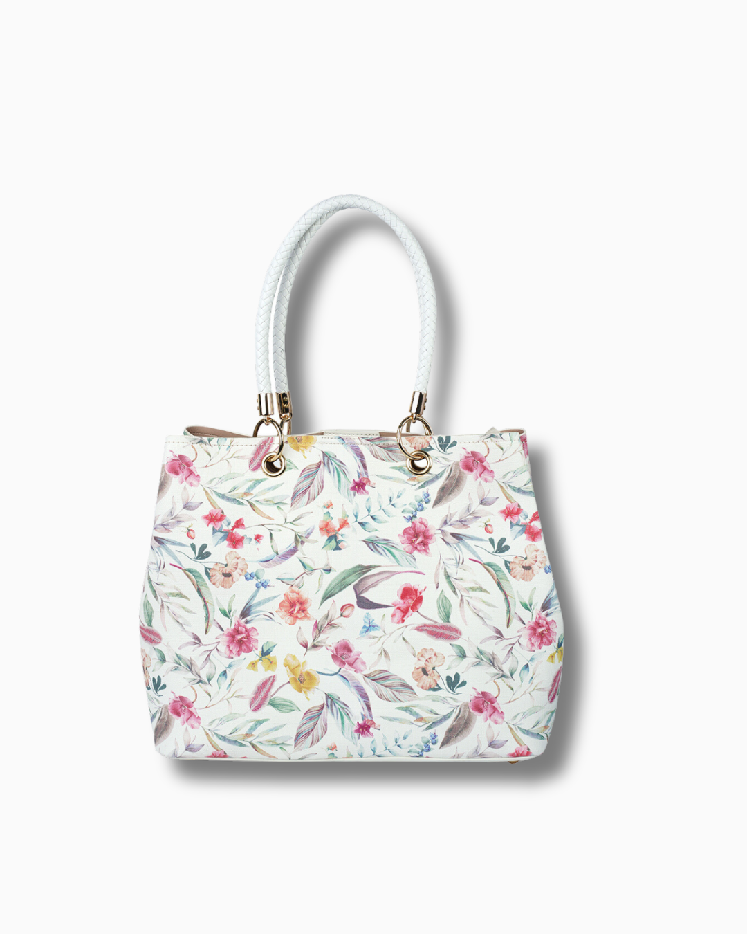 AMICA Amoura White Floral Ladies Handbag