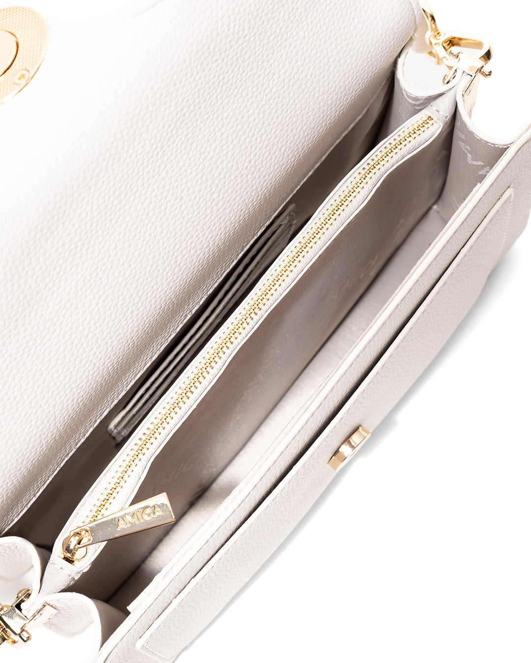 Amica Ami Beige Crossbody/Shoulder Bag