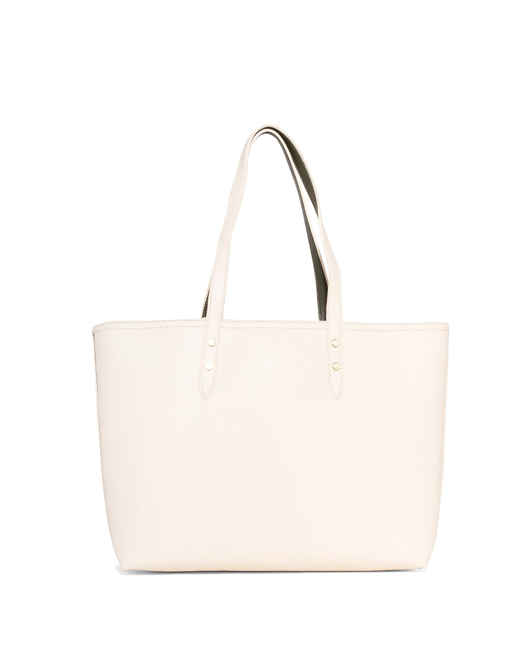 AMICA Leonie Reversible Tote Bag for Women – Beige/Green