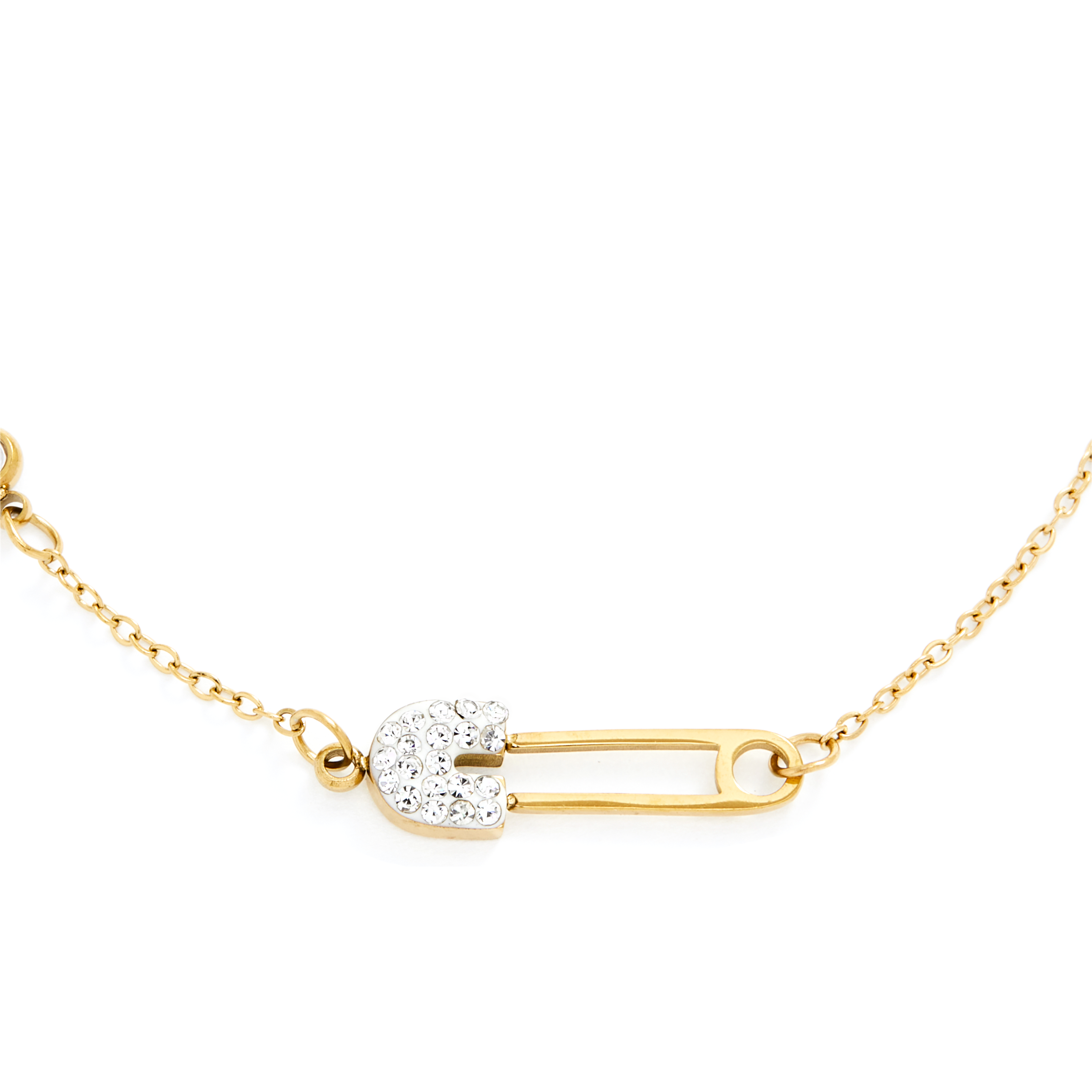 Amica Light Gold Metallic Gold-Plated Bracelet