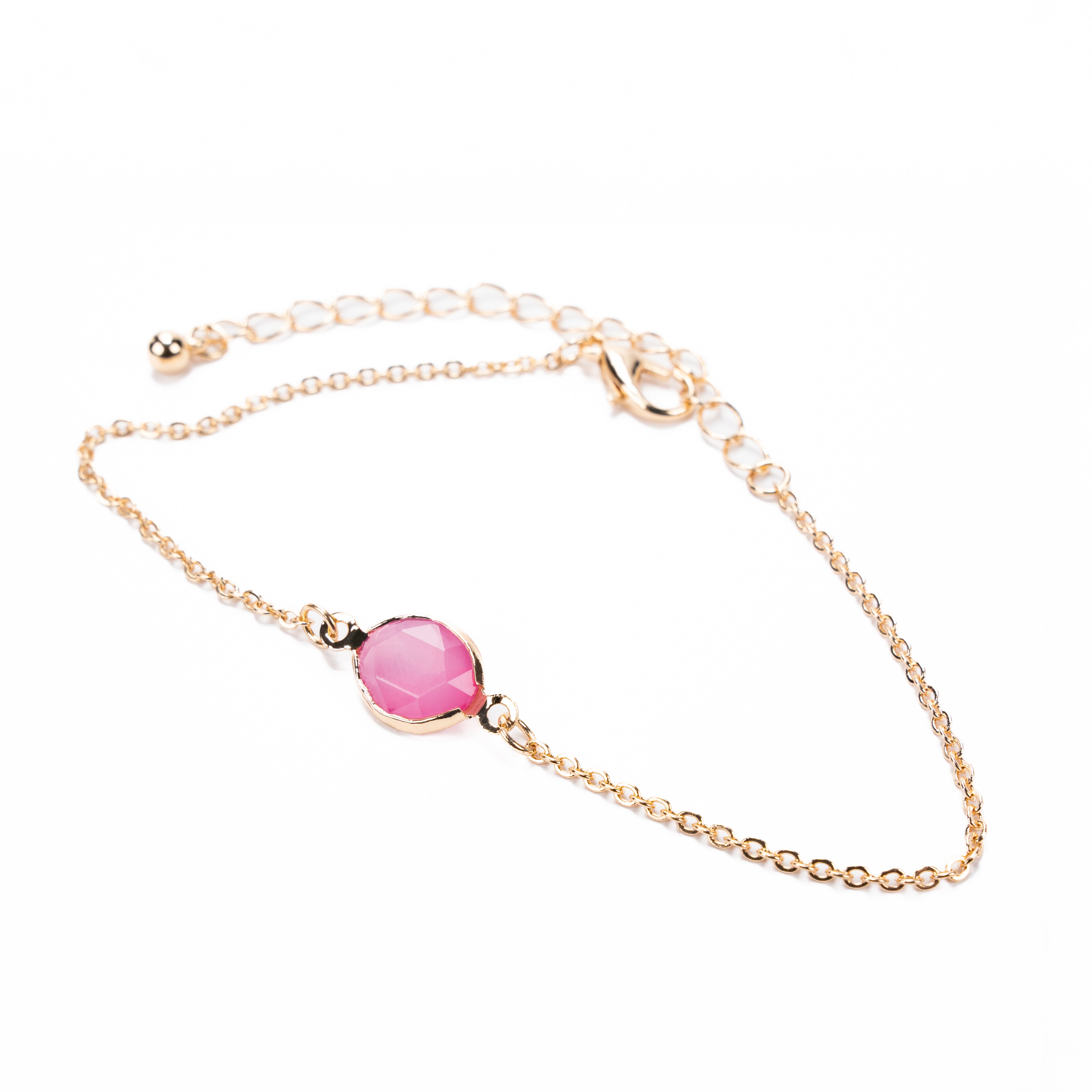 Amica Light Gold Metallic Gold-Plated Bracelet