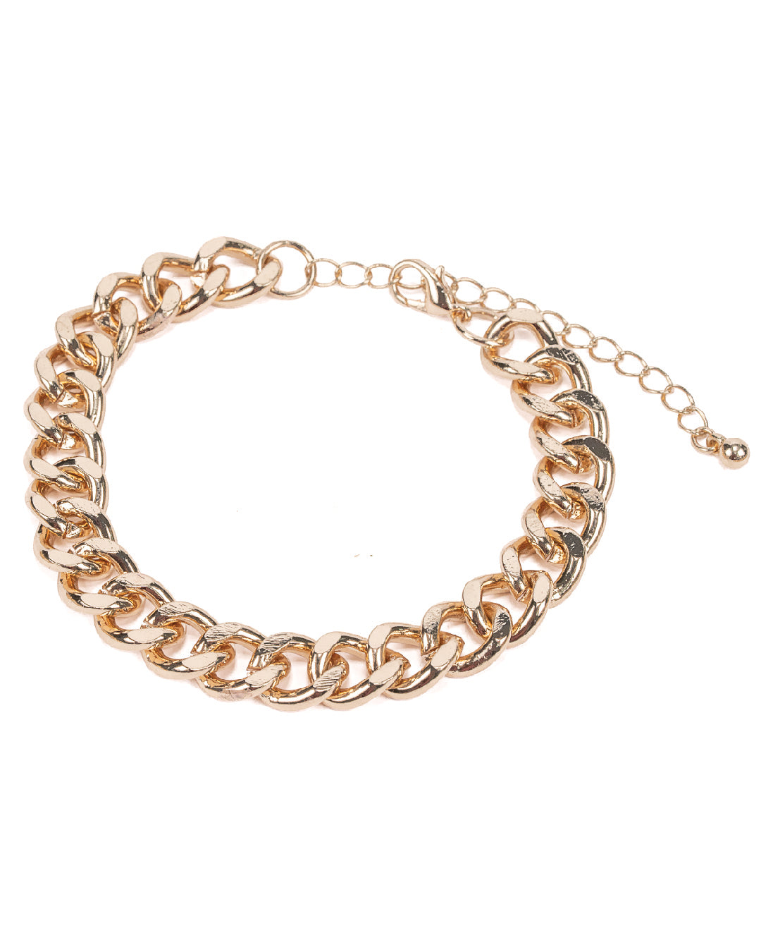 Amica Light Gold Metallic Gold-Plated Bracelet (Pack of 3)