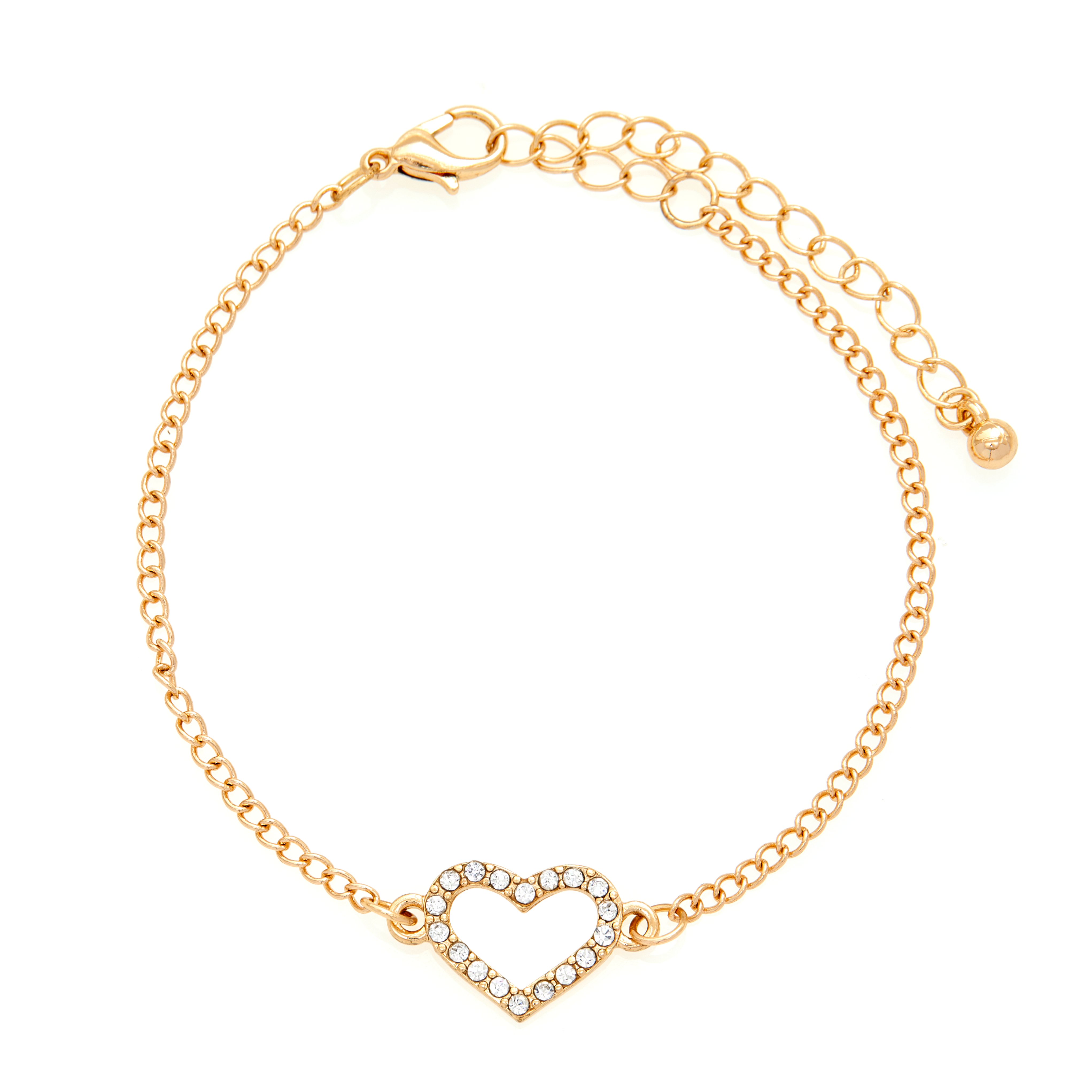 Amica Light Gold Metallic Gold-Plated Bracelet (Pack of 3)