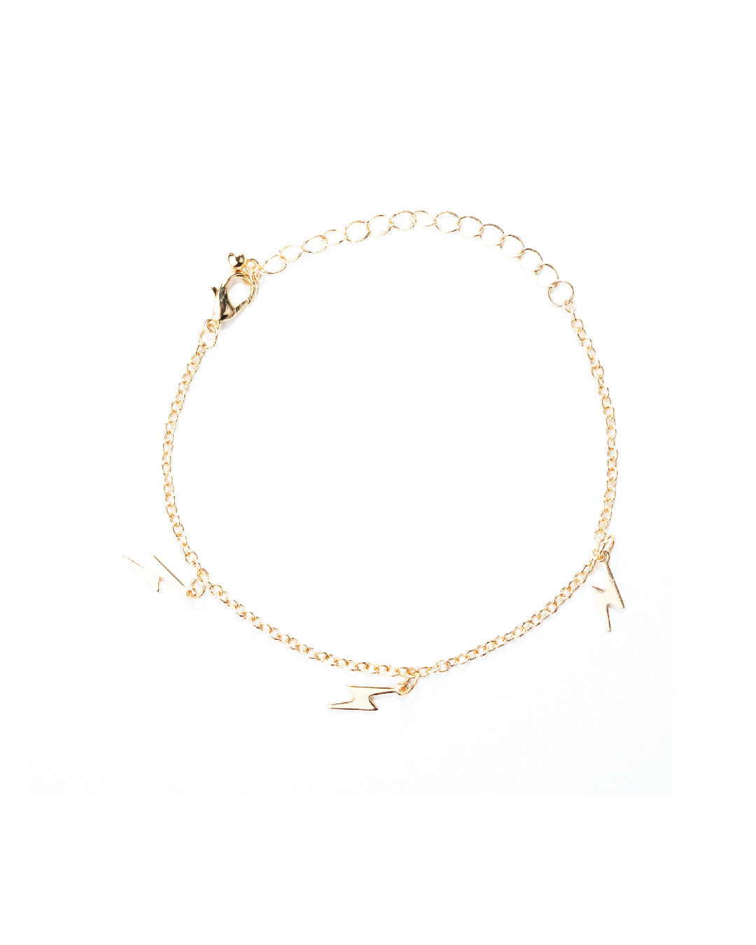 Amica Light Gold Metallic Gold-Plated Bracelet (Pack of 3)