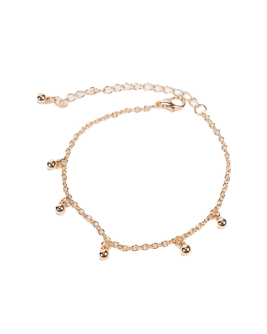 Amica Light Gold Metallic Gold-Plated Bracelet (Pack of 3)