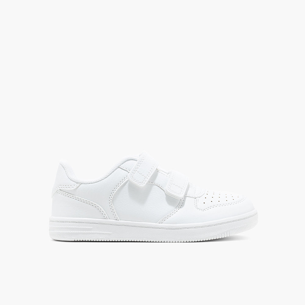 Amica Double Velcro Trainer Shoes - White