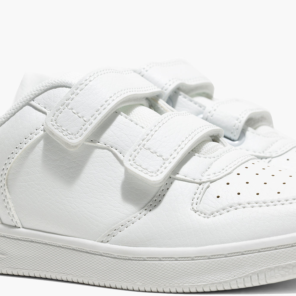 Amica Double Velcro Trainer Shoes - White