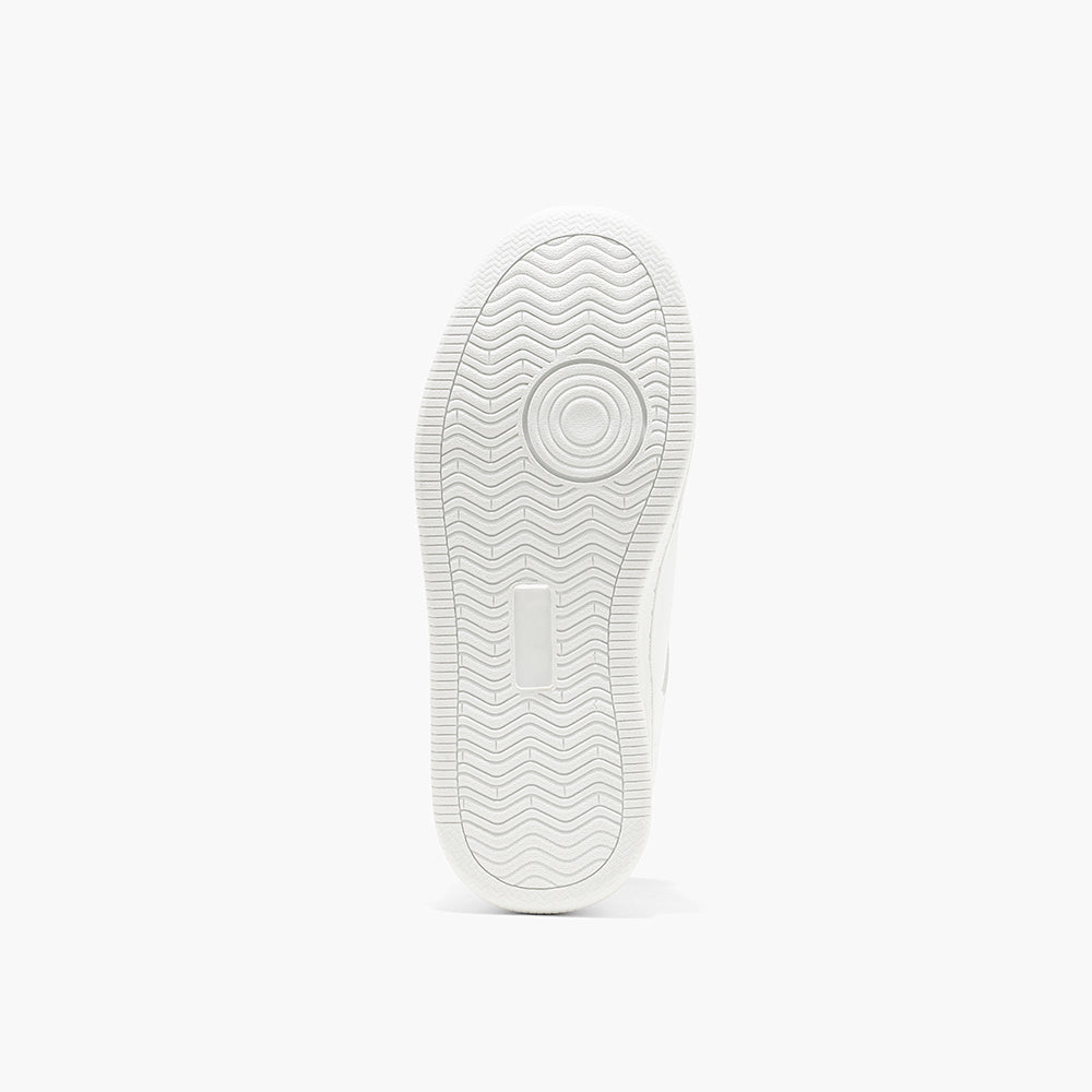 Amica Double Velcro Trainer Shoes - White
