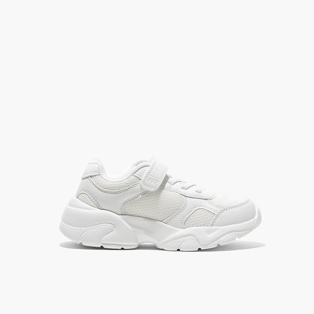 Amica Single Velcro Sports Shoes - White