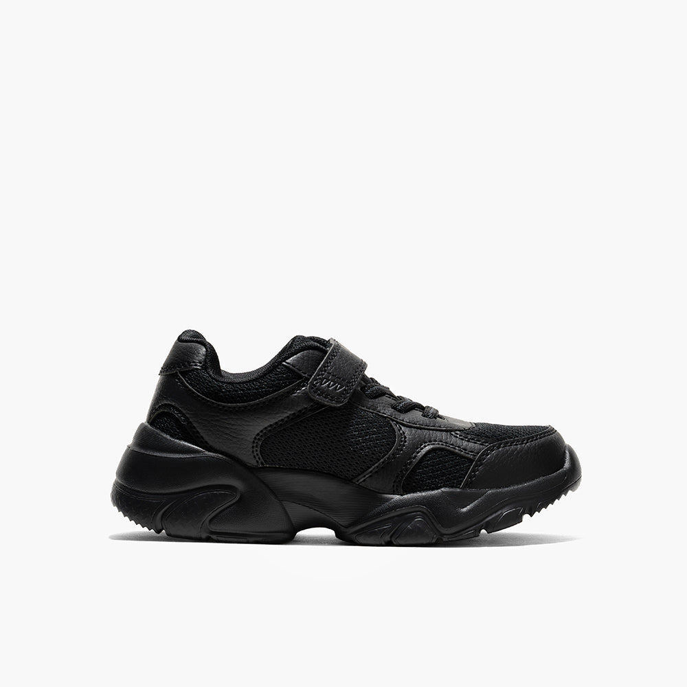Amica Single Velcro Sports Shoes - Black