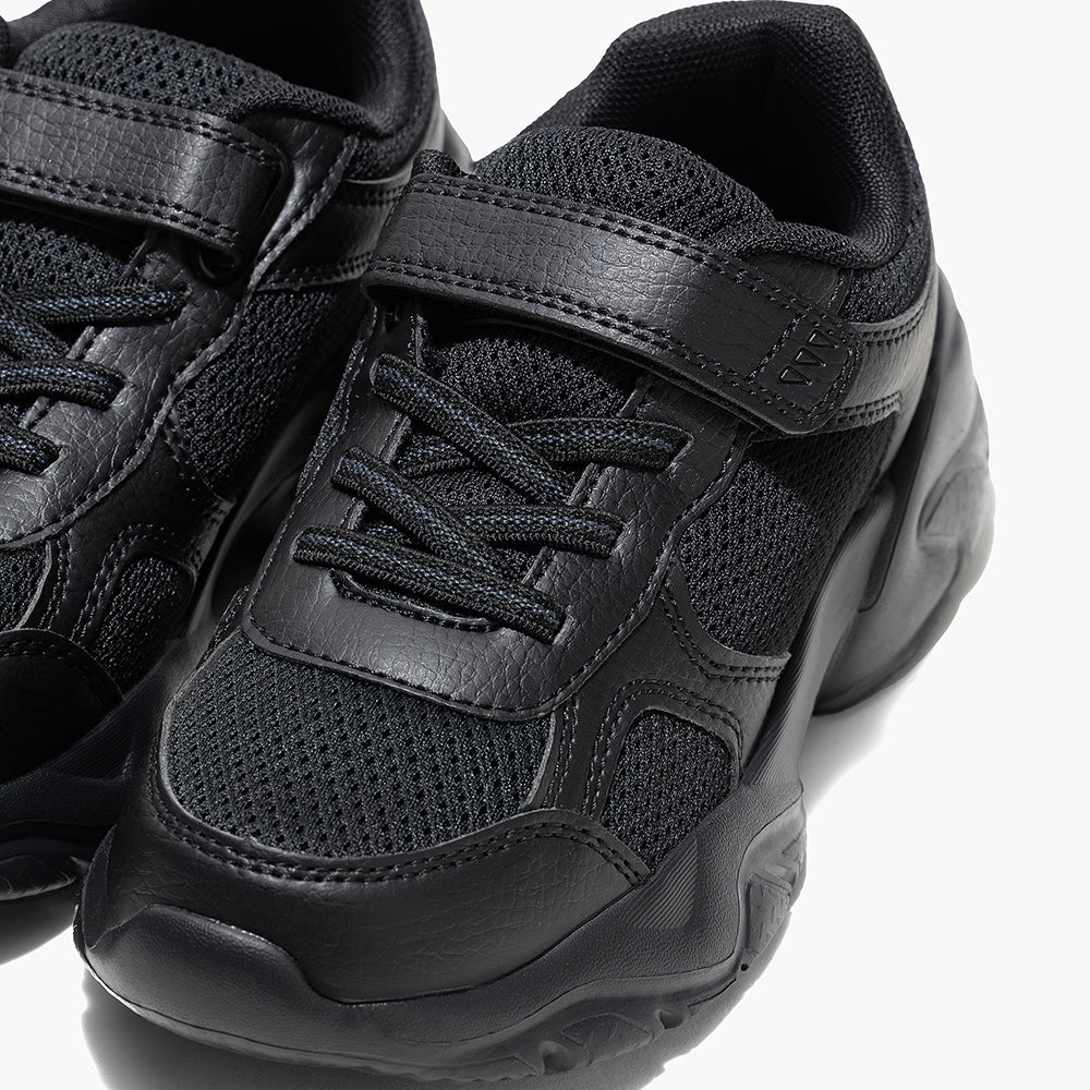 Amica Single Velcro Sports Shoes - Black