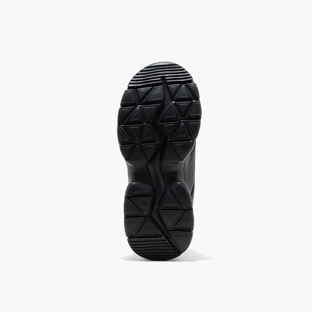 Amica Double Velcro Sports Shoes - Black