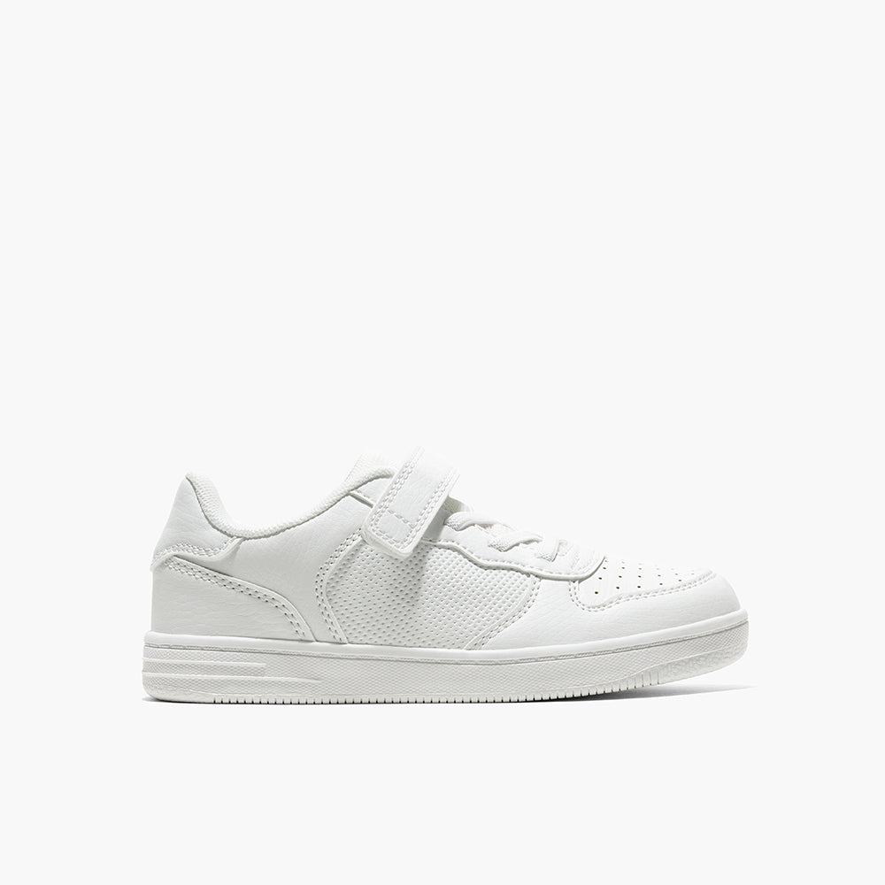 Amica Single Velcro Trainer Shoes - White