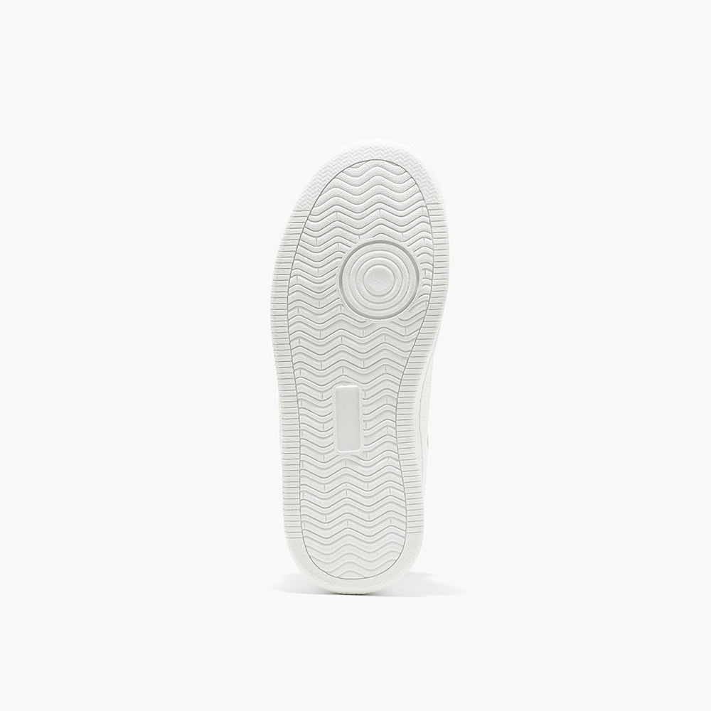 Amica Single Velcro Trainer Shoes - White