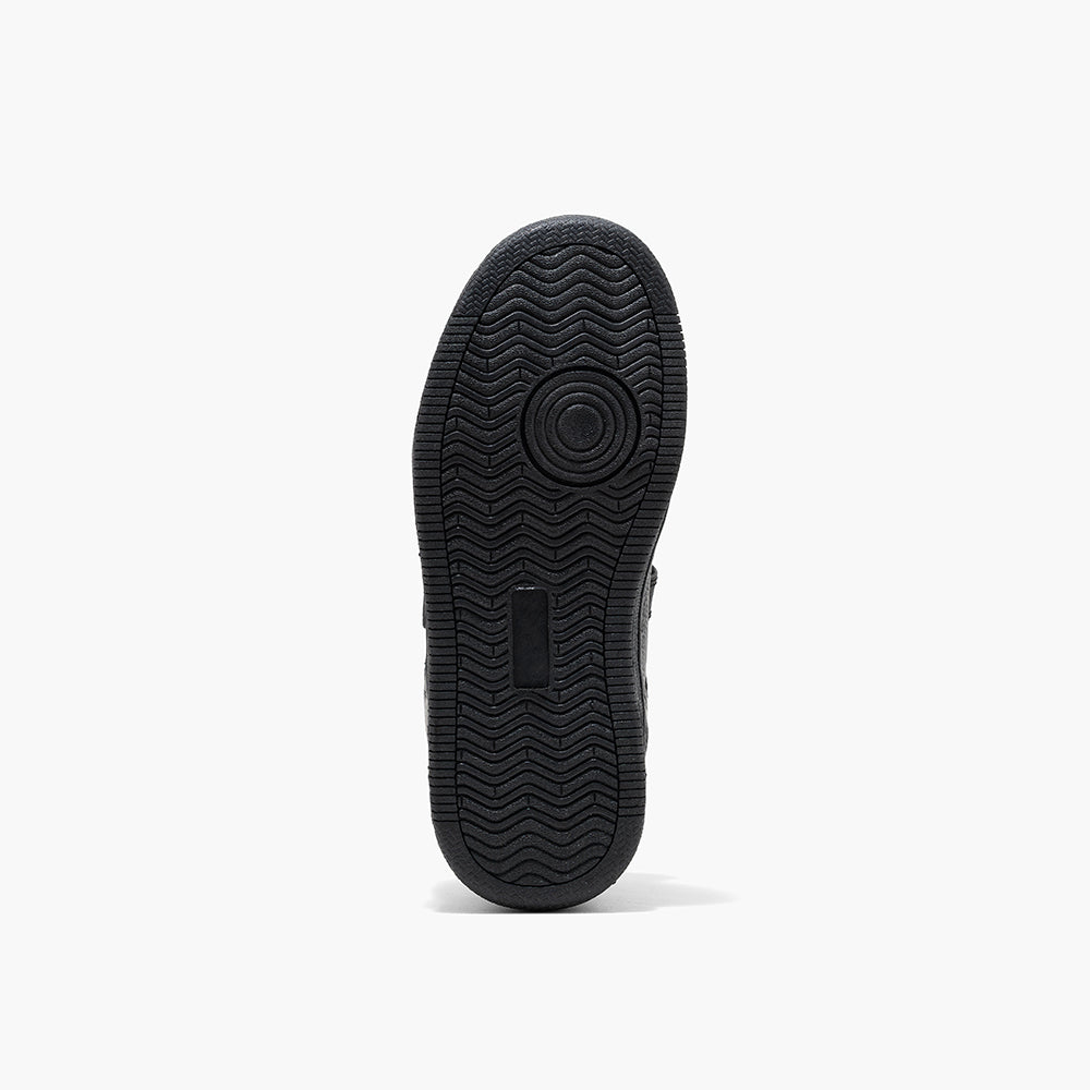 Amica Single Velcro Trainer Shoes - Black