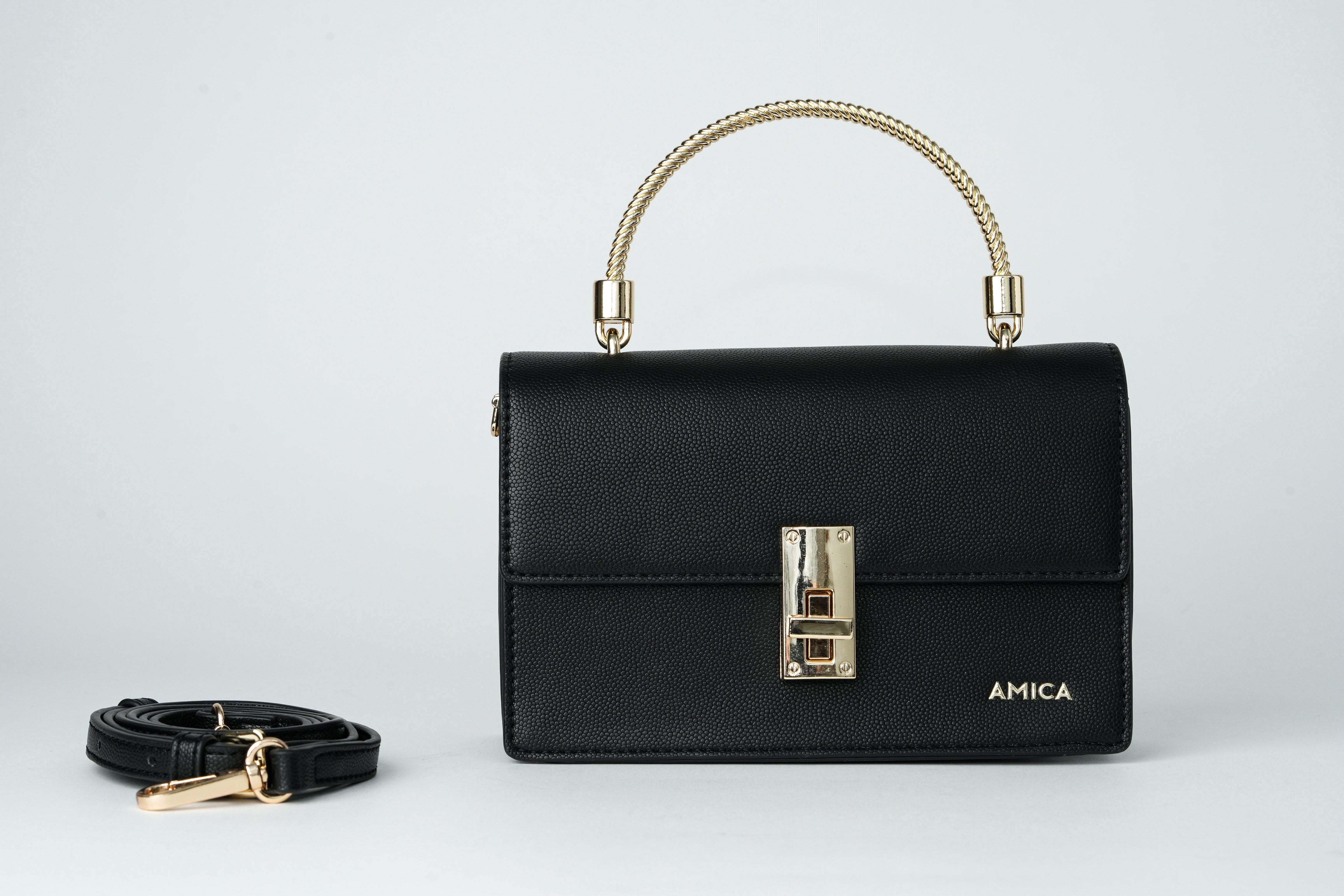 Amica Zita Black Mini Bag