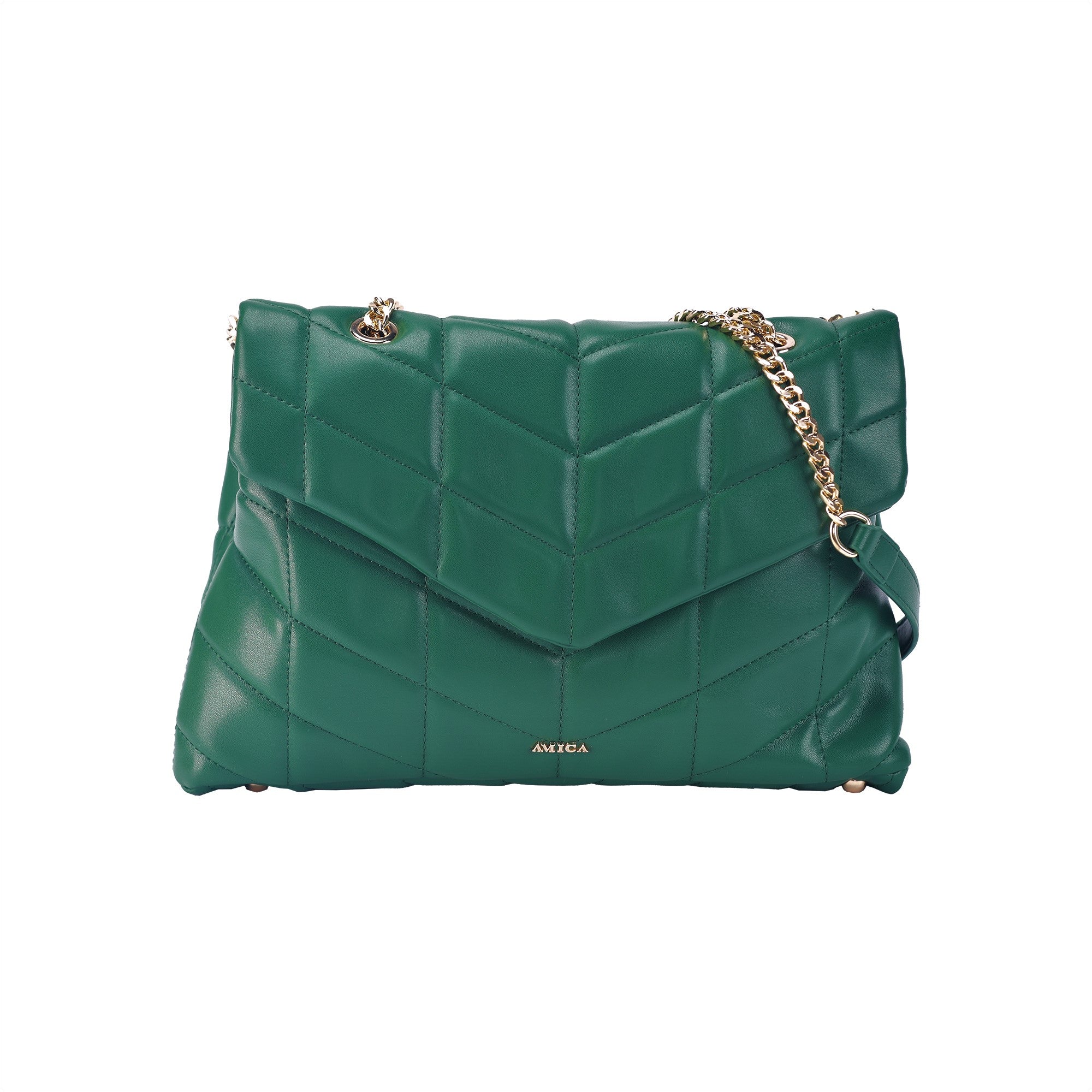 Amica Natalia Green Crossbody Bag