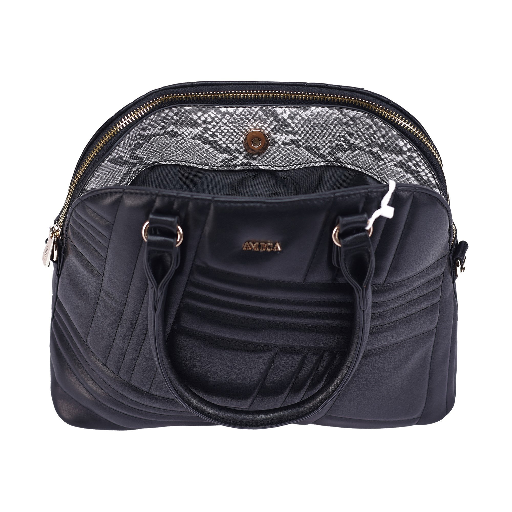 AMICA Angelina Black Ladies Handbag