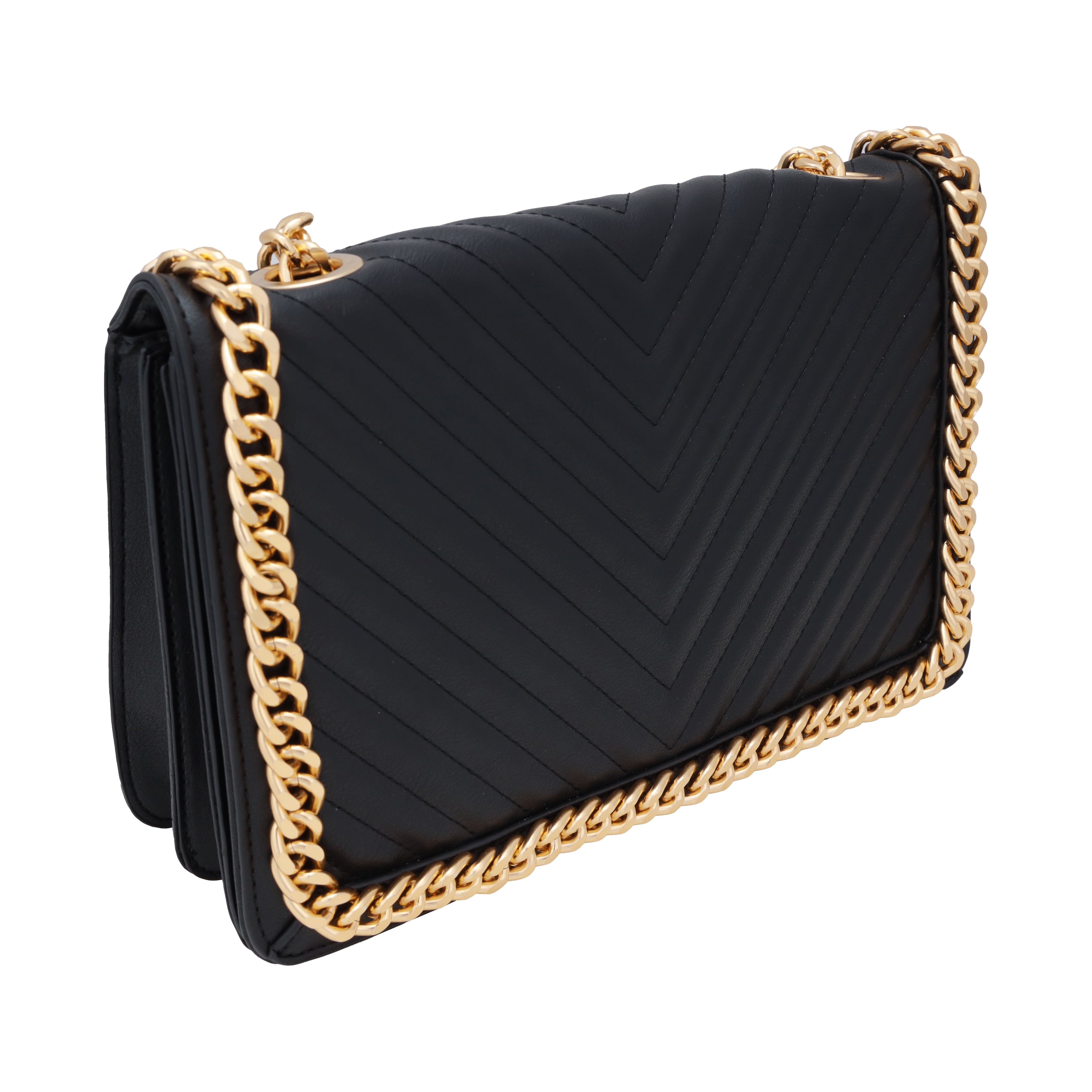 Amica Izabella Black Crossbody Bag