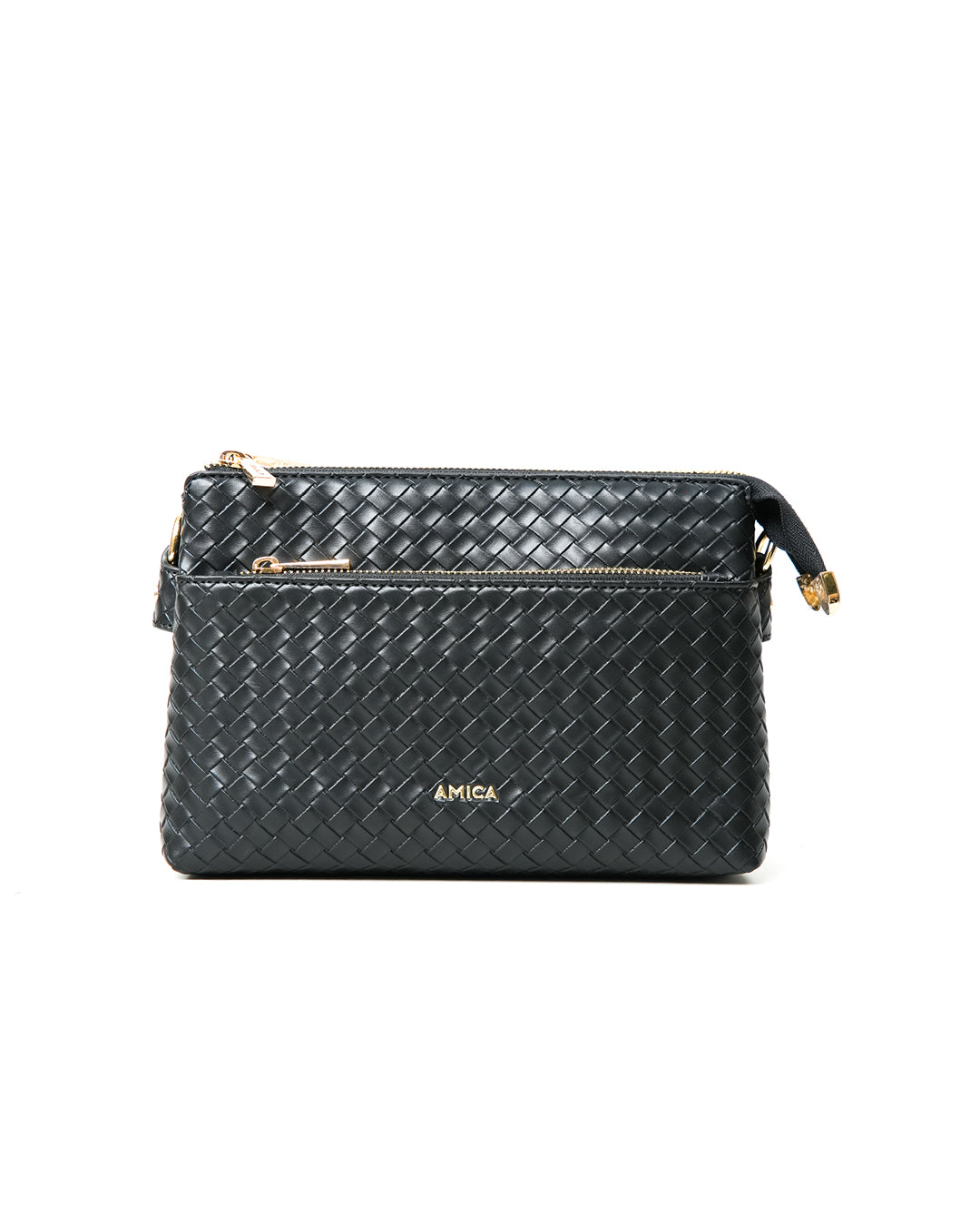 Amica Lucia Black Crossbody Bag