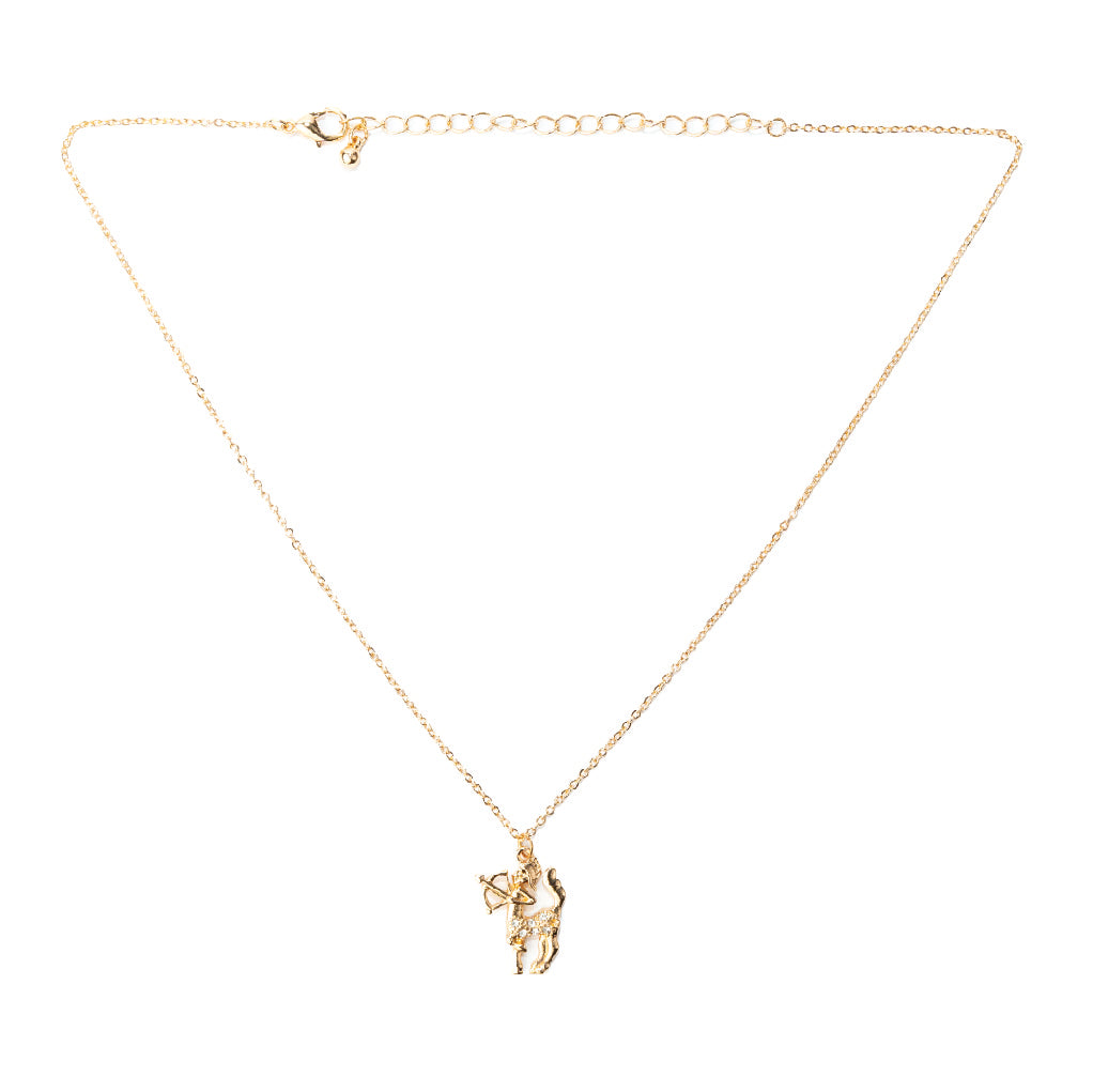 Amica Light Gold Metallic Gold-Plated Chain