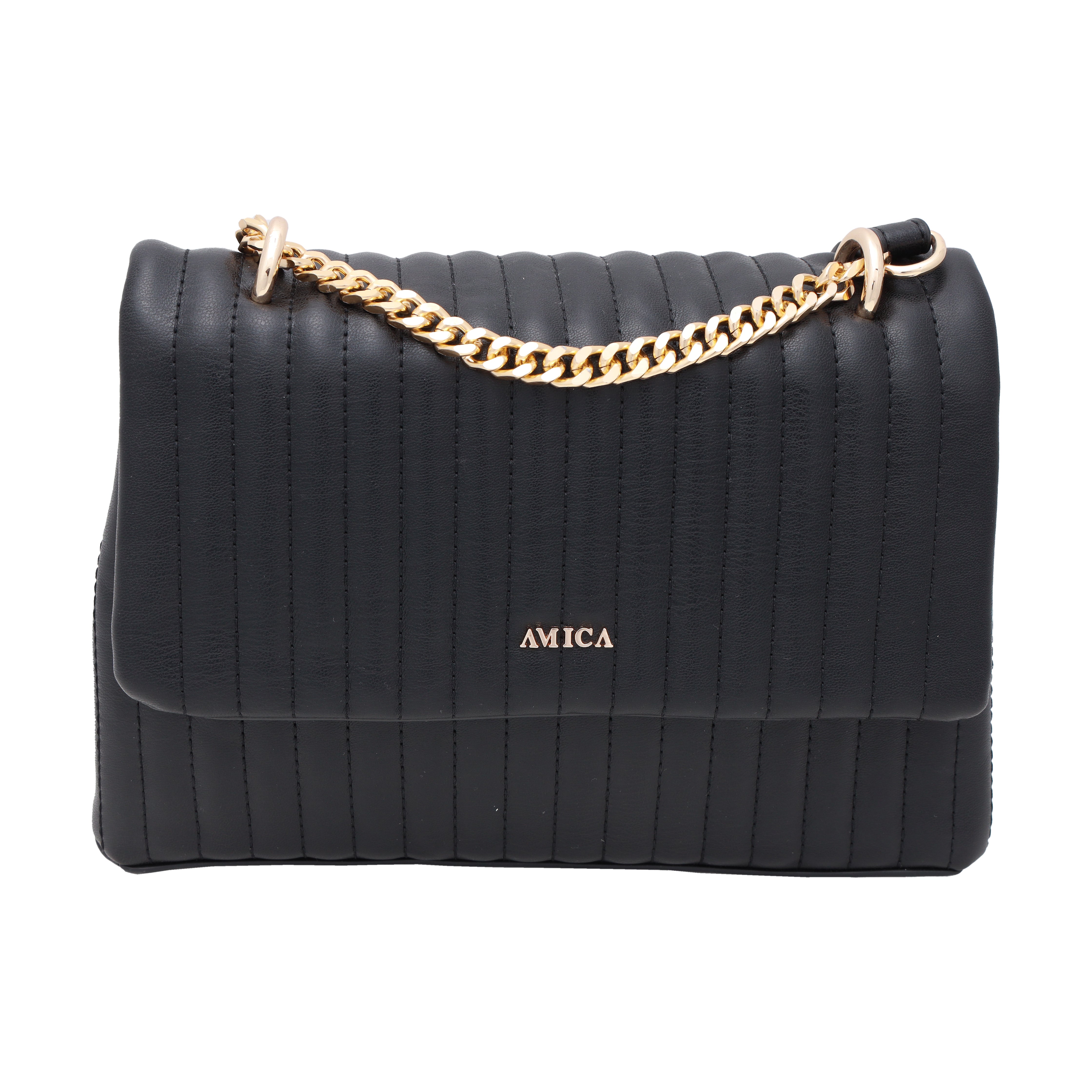 Amica Celia Black Crossbody Bag