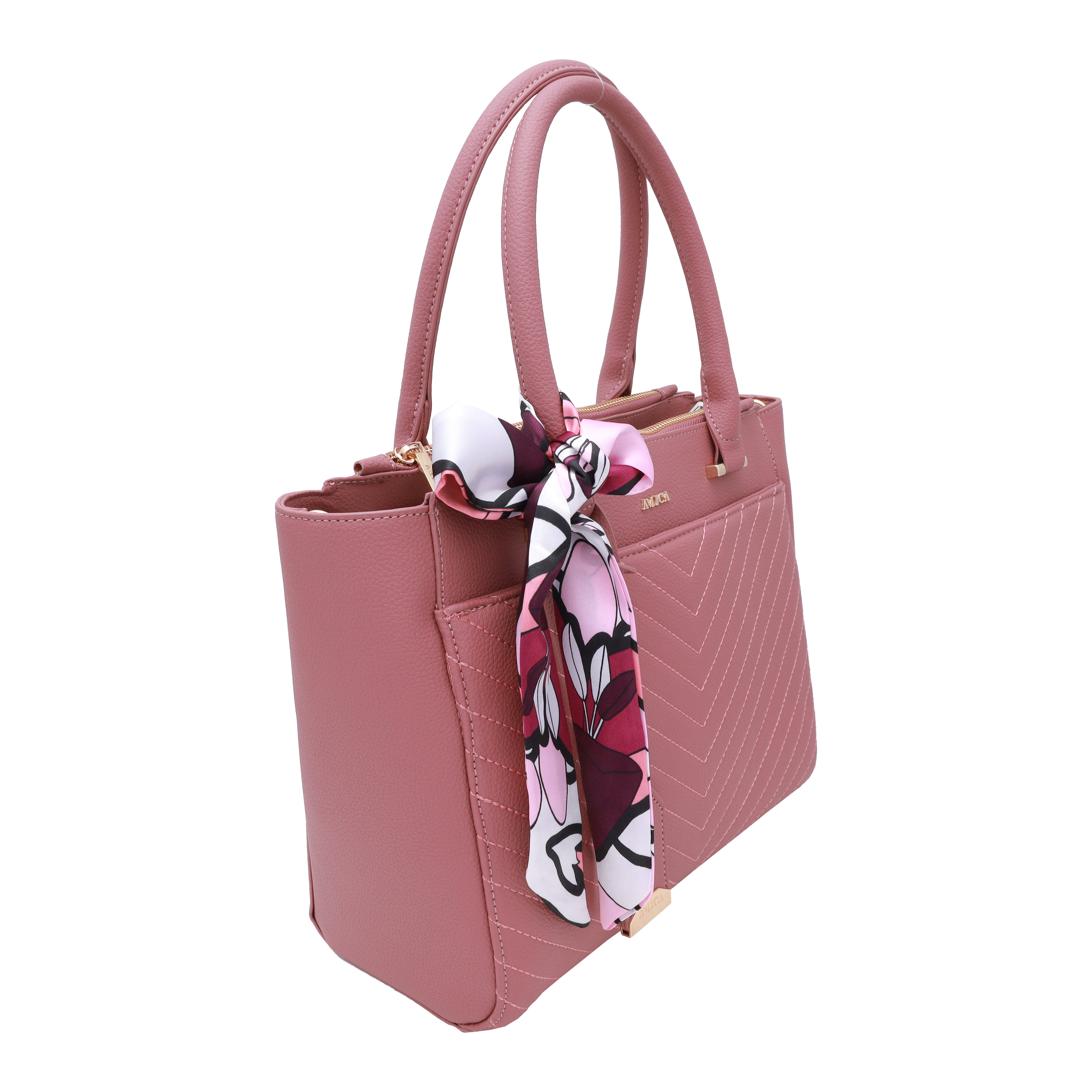 AMICA Regina Dusty Pink Ladies Handbag