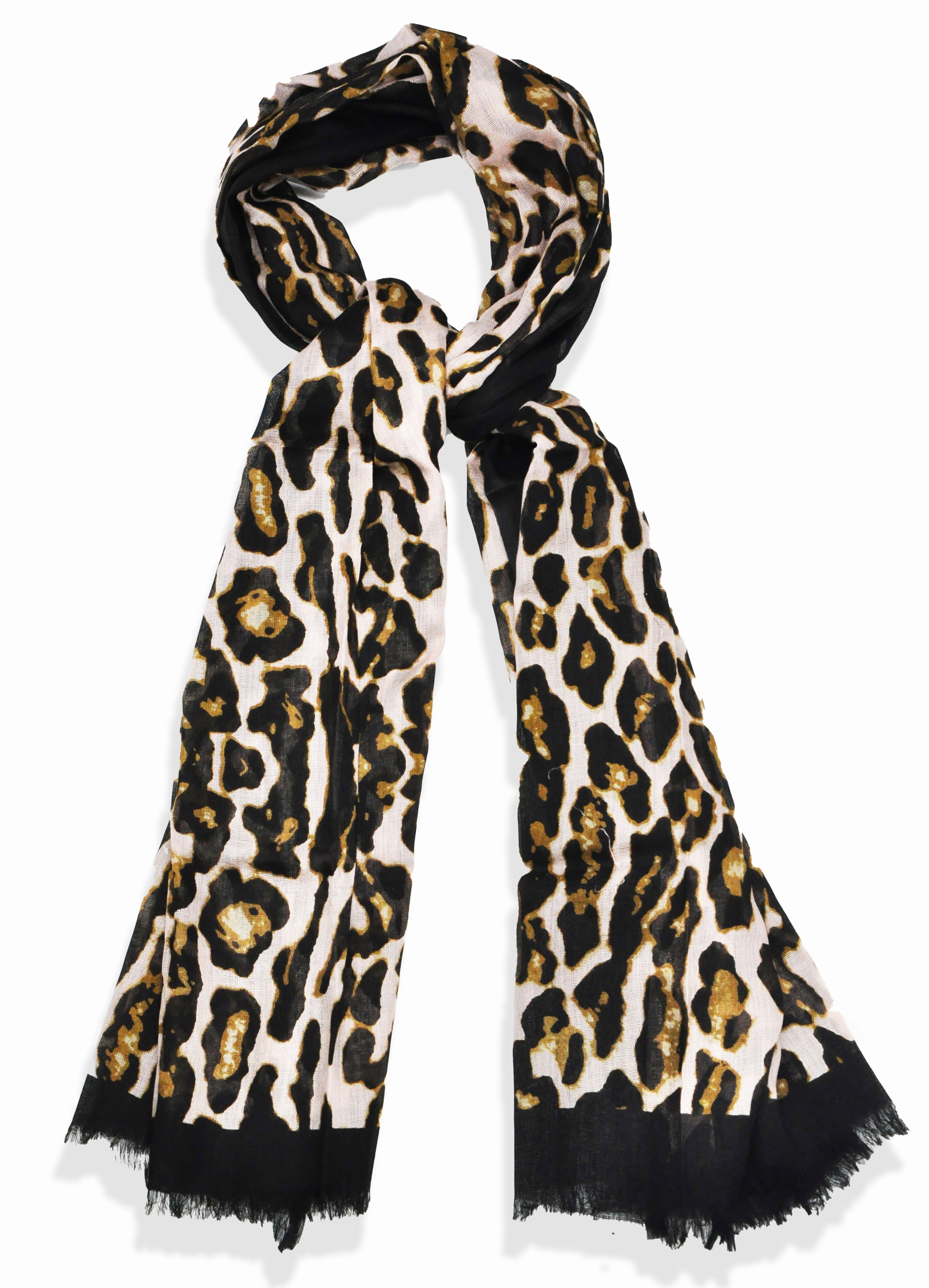 AMICA Leopard Print Scarf