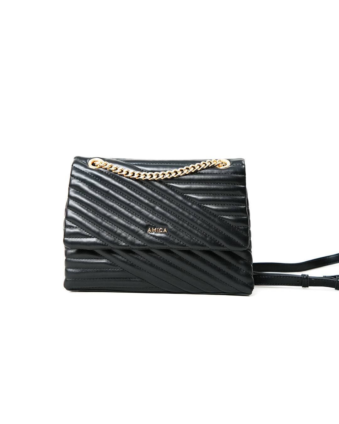 Amica Nata Black Crossbody Bag