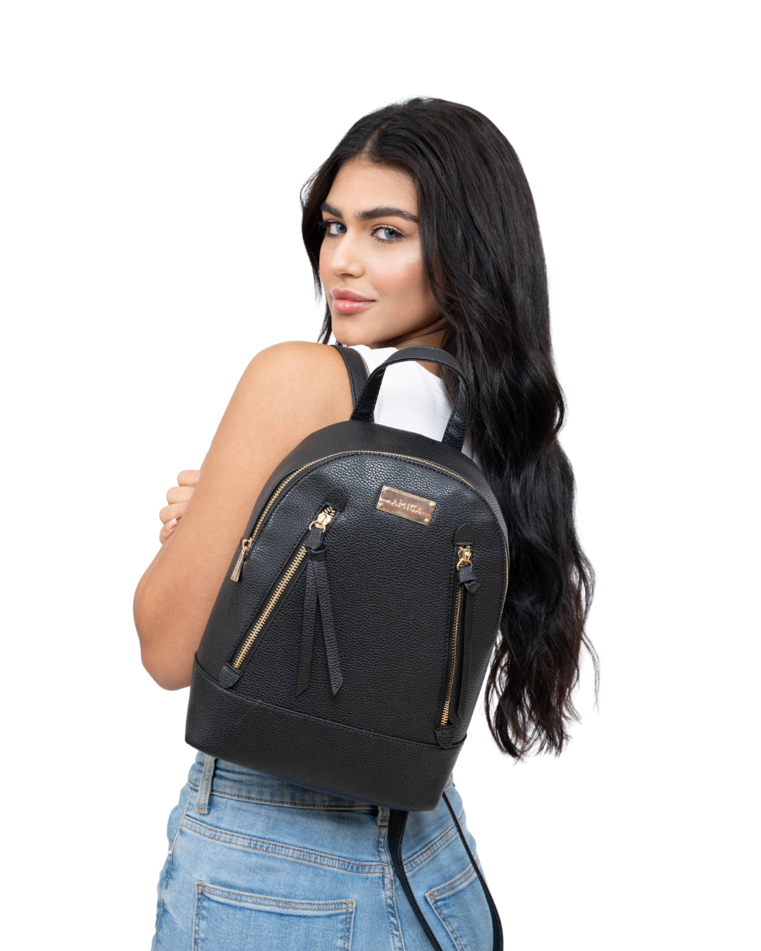 Amica Marta Black Backpacks