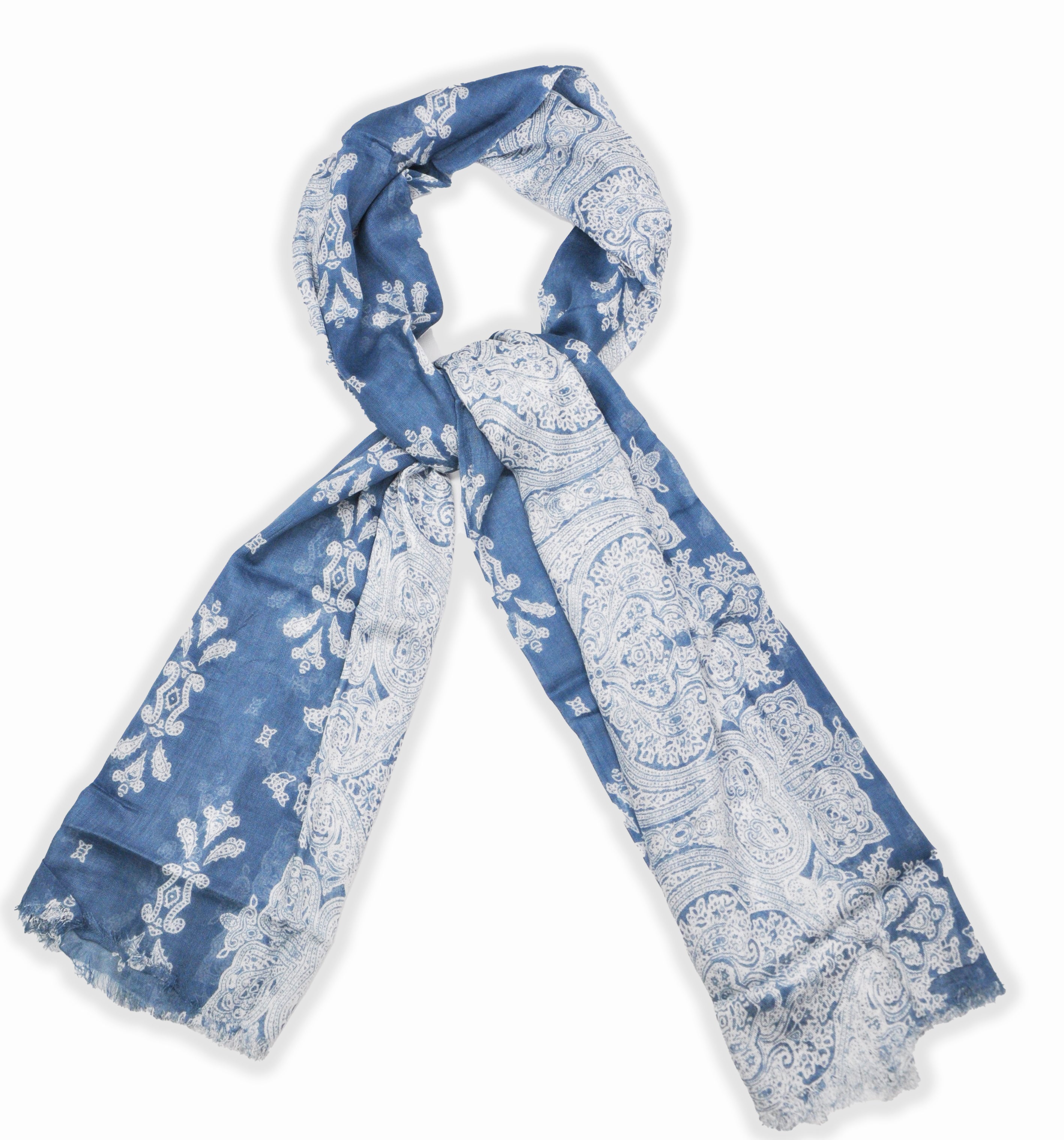 AMICA Blue and White Scarf