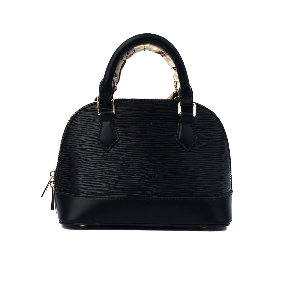 AMICA Carla Mini Dome Crossbody Bag for Women - Black