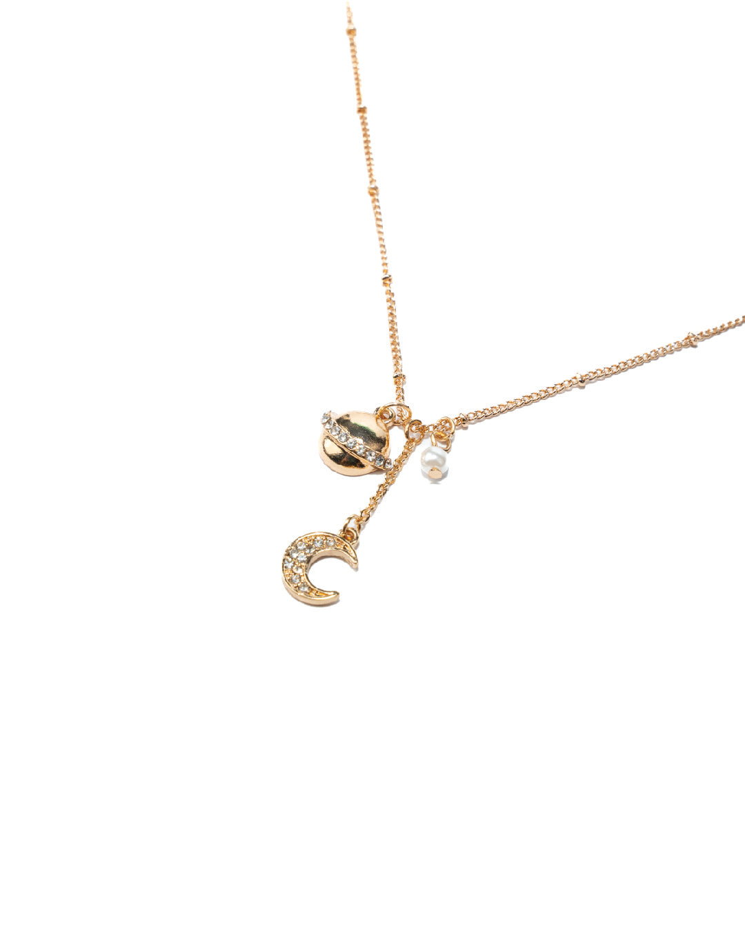 Amica Light Gold Metallic Gold-Plated Chain