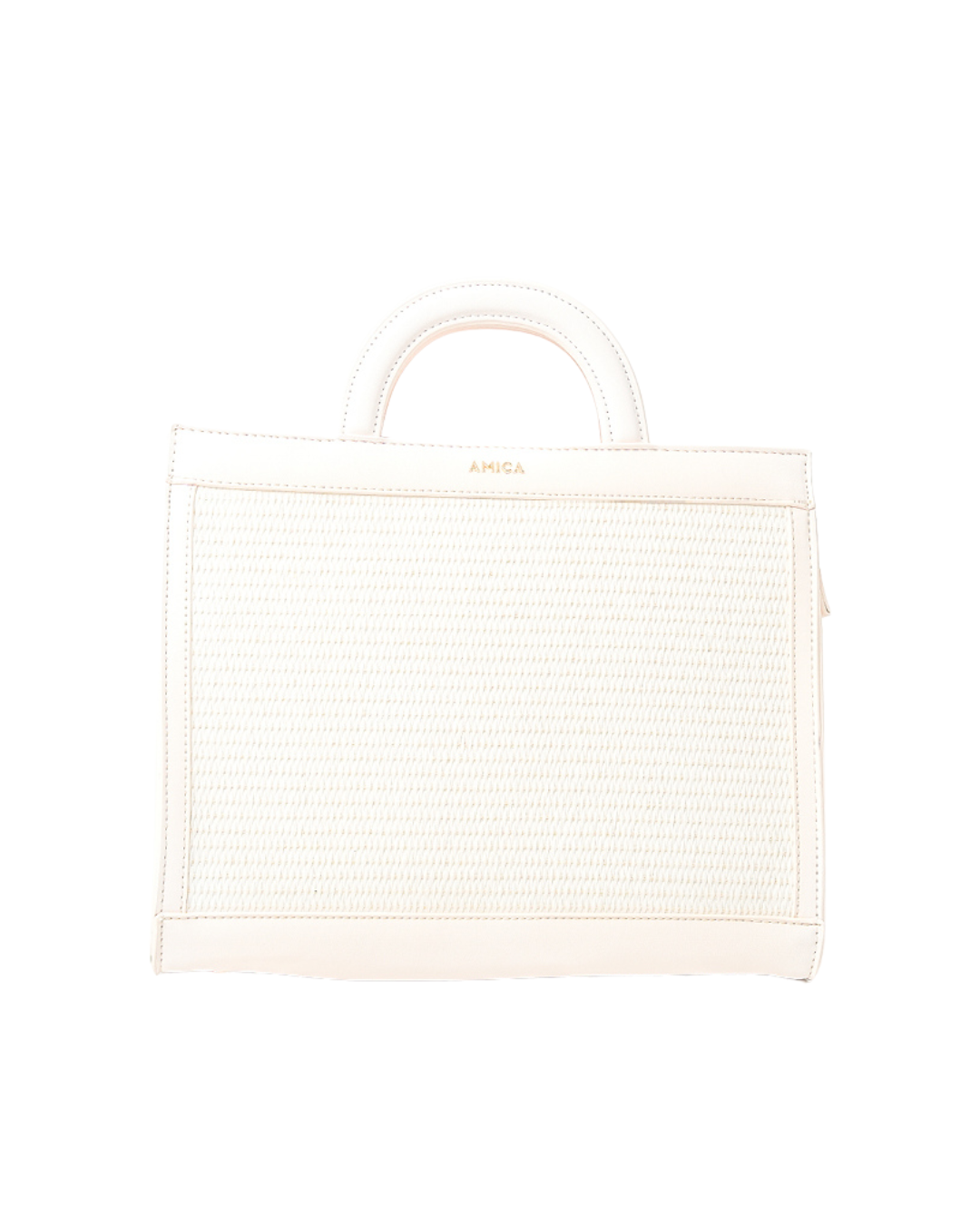 Amica Lena White Tote Bag