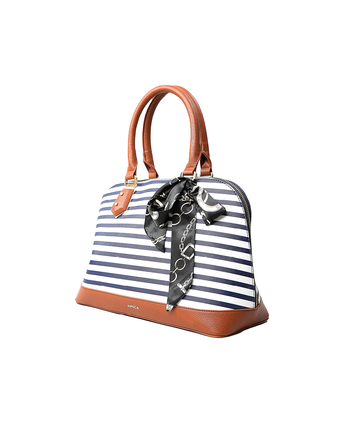 AMICA Balia Striped Ladies Handbag